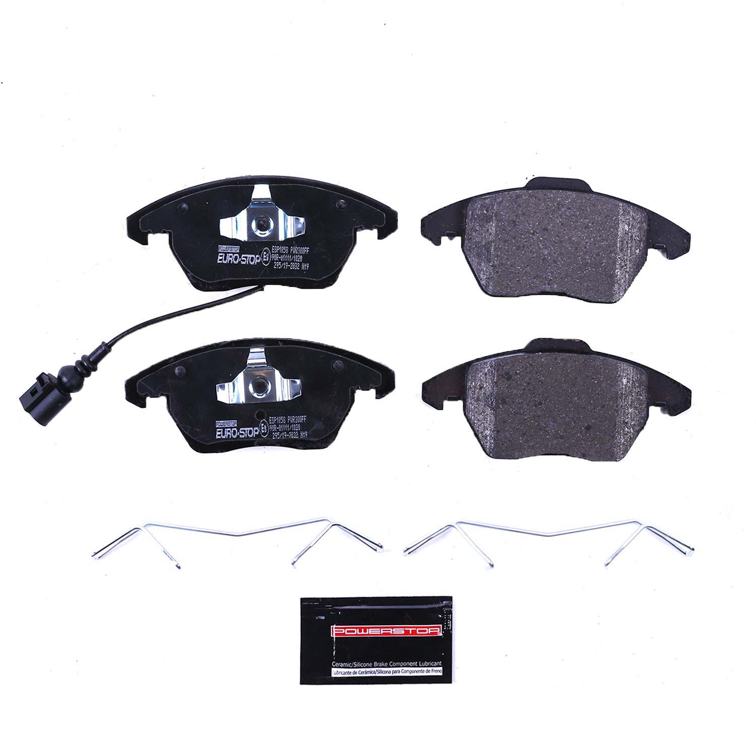 PowerStop Power Stop 06-09 Volkswagen Rabbit Euro-Stop ECE-R90 Front Brake Pads ESP1058