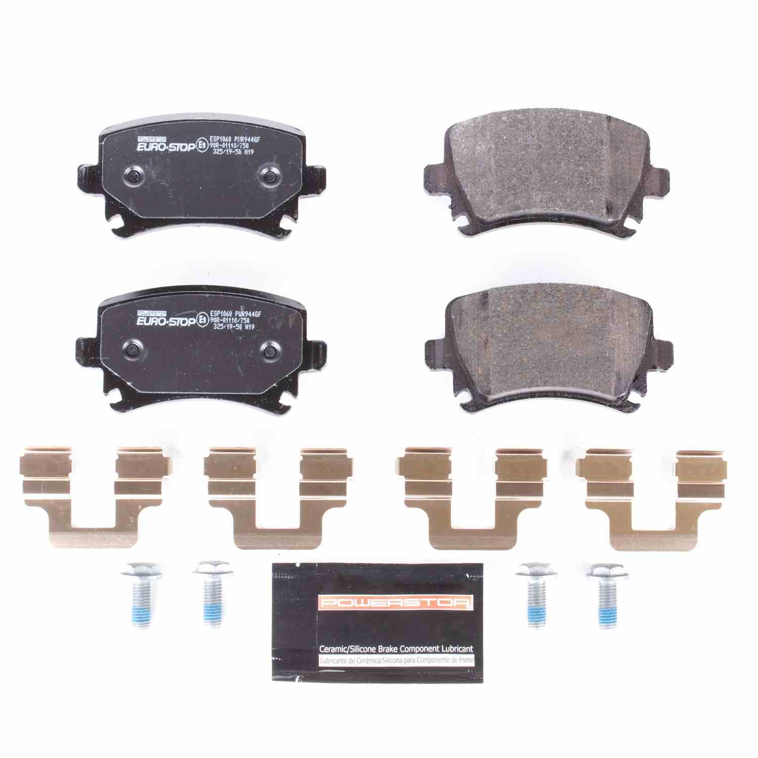 PowerStop Power Stop 09-11 Volkswagen Tiguan Euro-Stop ECE-R90 Rear Brake Pads ESP1060