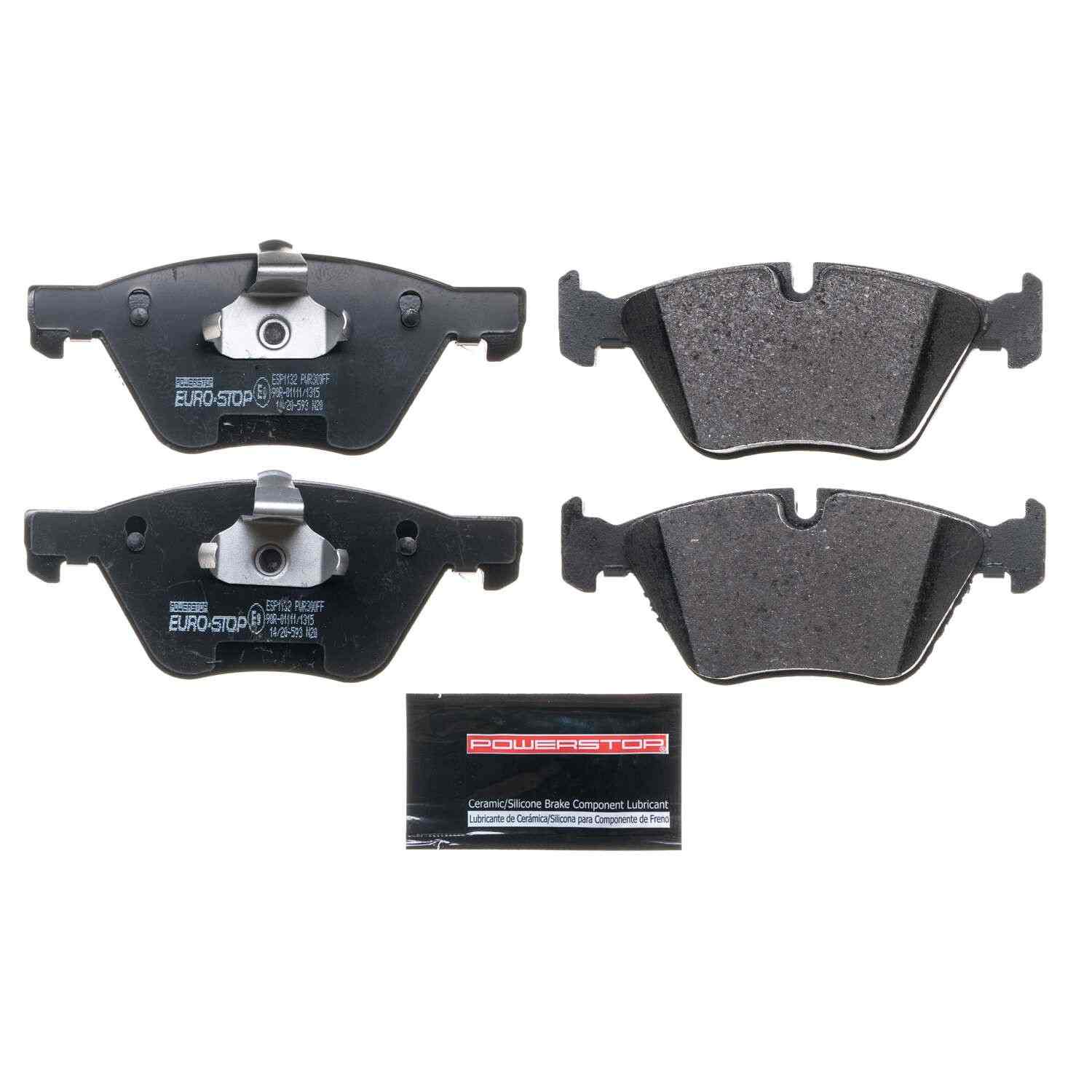 PowerStop Power Stop 09-16 BMW Z4 Euro-Stop ECE-R90 Front Brake Pads ESP1132