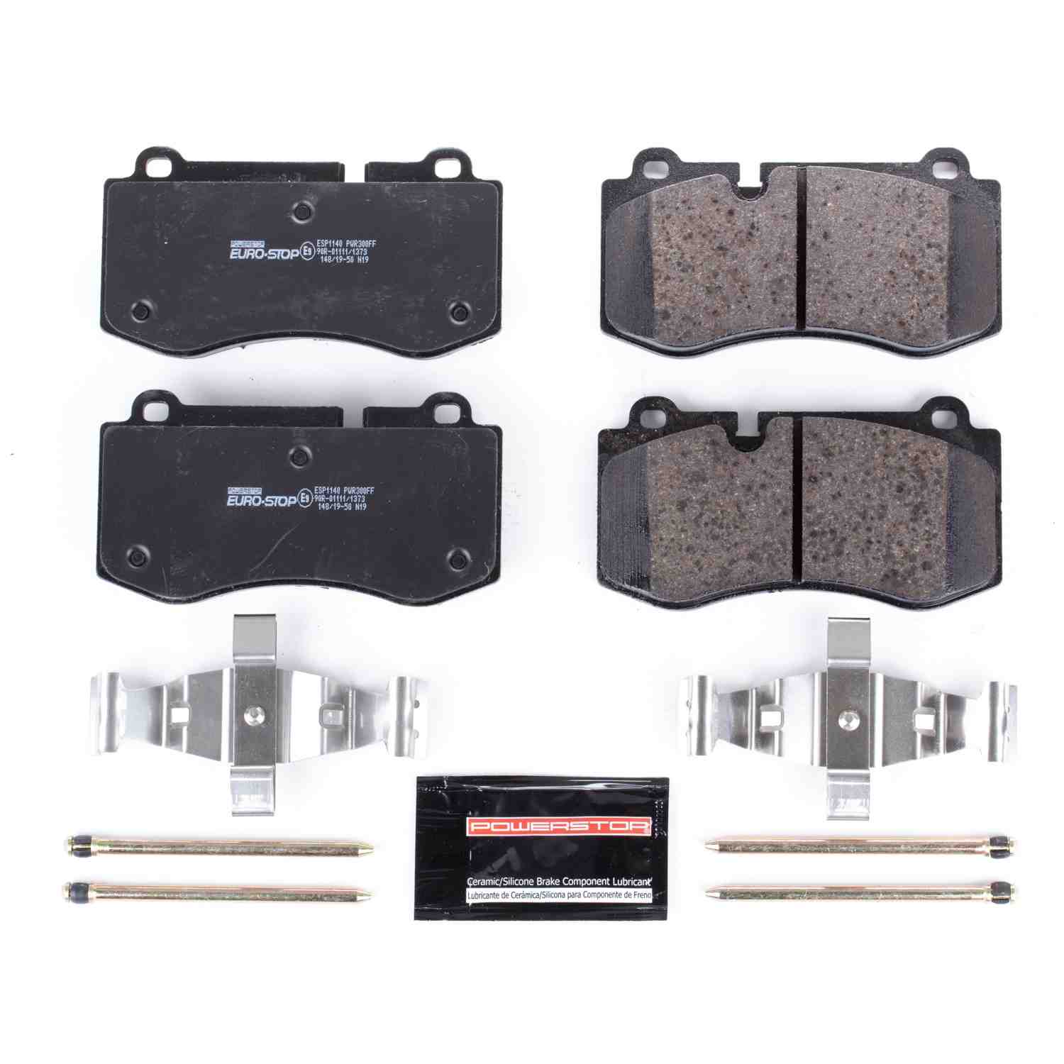 PowerStop Power Stop 10-12 Mercedes-Benz SL550 Euro-Stop ECE-R90 Front Brake Pads ESP1140