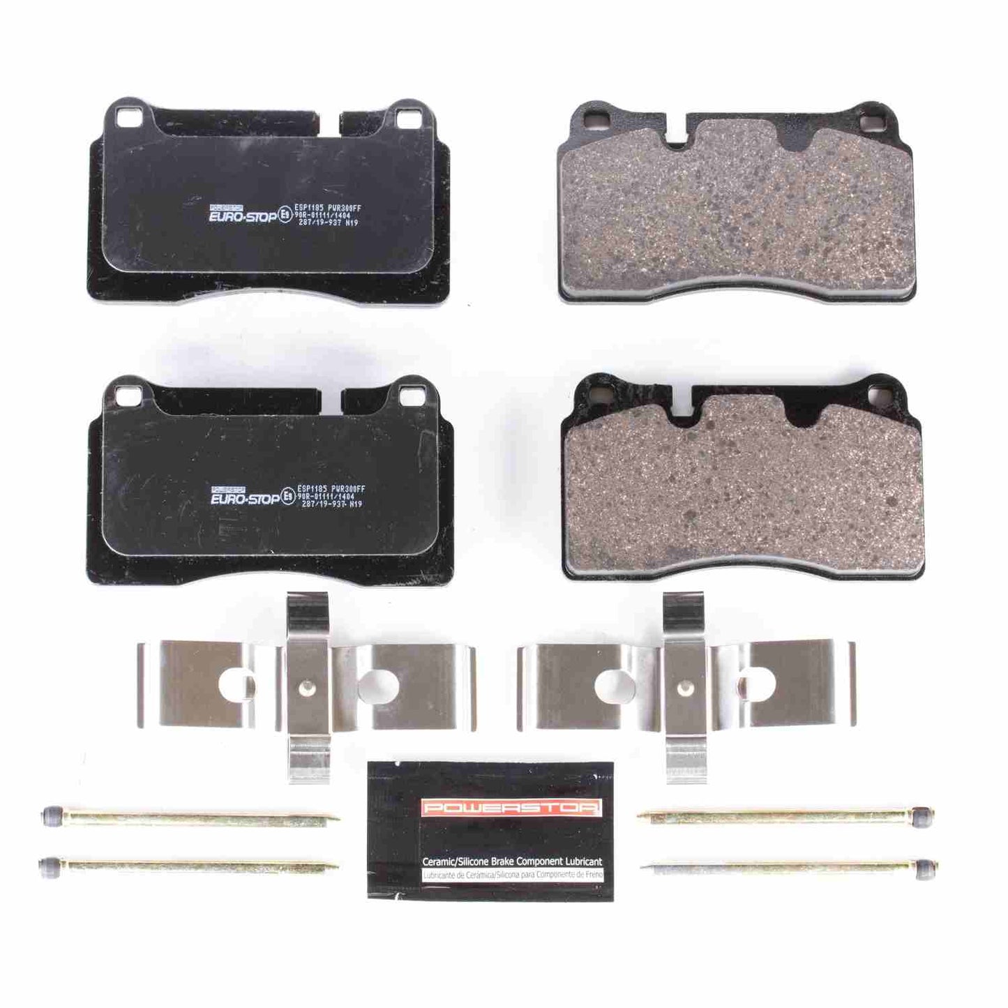 PowerStop Power Stop 07-17 Volkswagen Touareg Euro-Stop ECE-R90 Front Brake Pads ESP1185