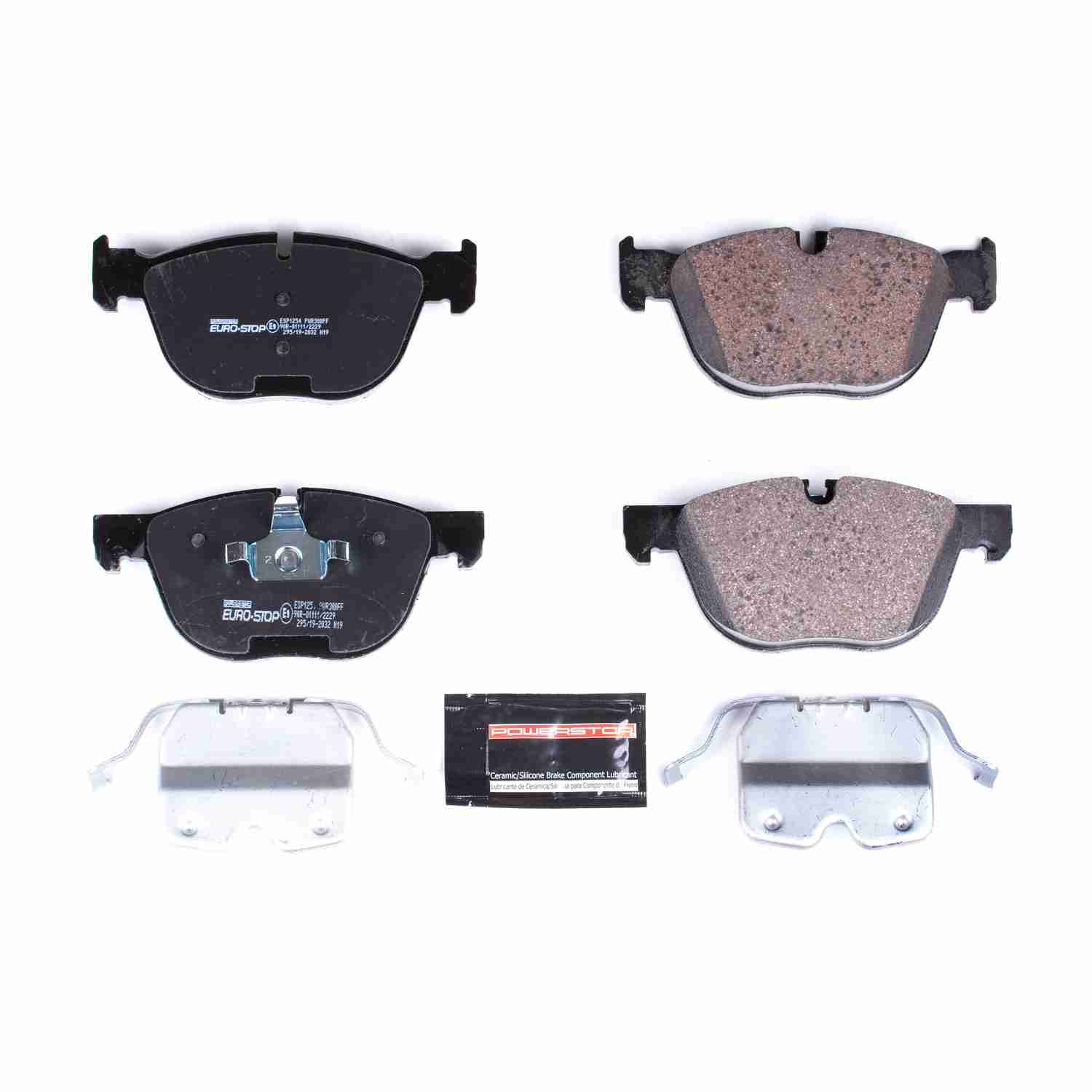 PowerStop Power Stop 08-19 BMW X6 Euro-Stop ECE-R90 Front Brake Pads ESP1254