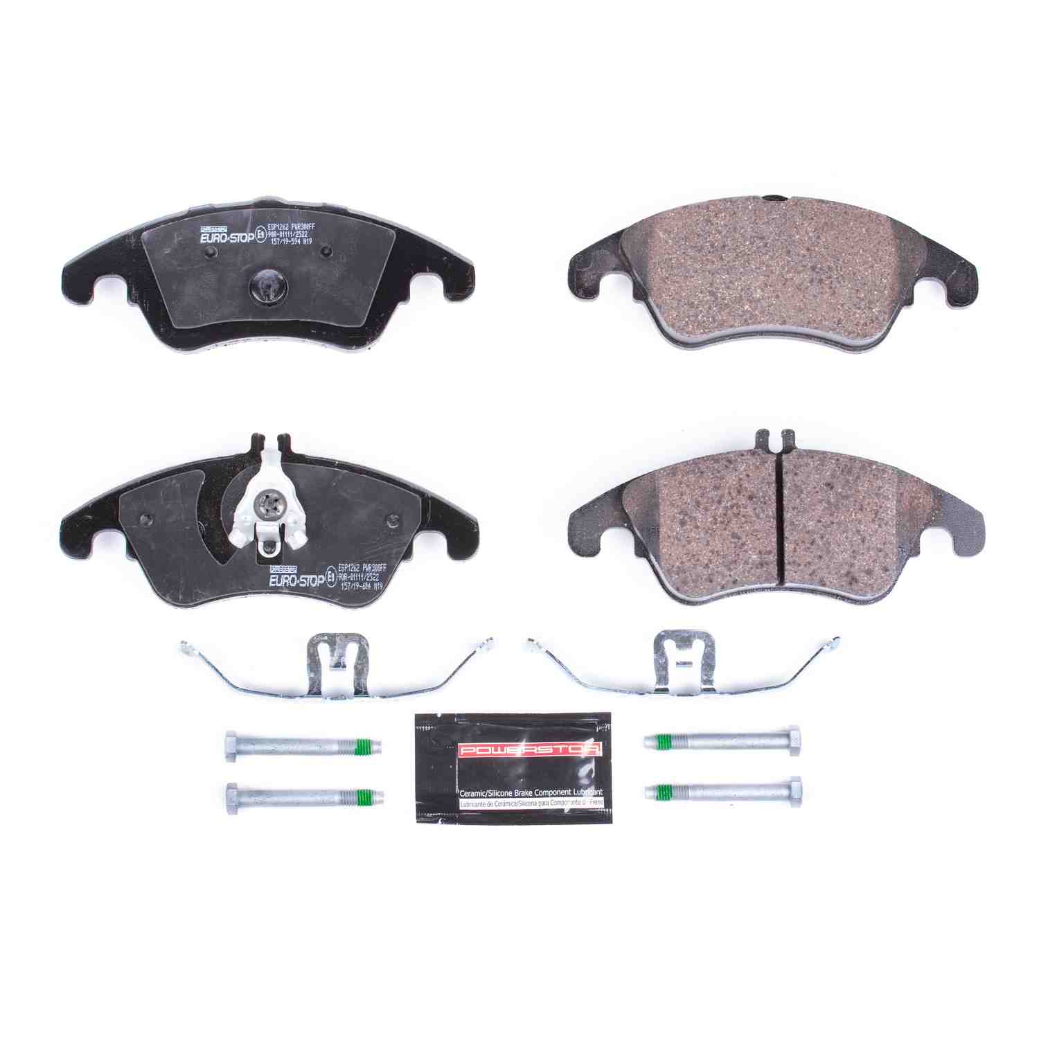 PowerStop Power Stop 12-16 Mercedes-Benz SLK350 Euro-Stop ECE-R90 Front Brake Pads ESP1262