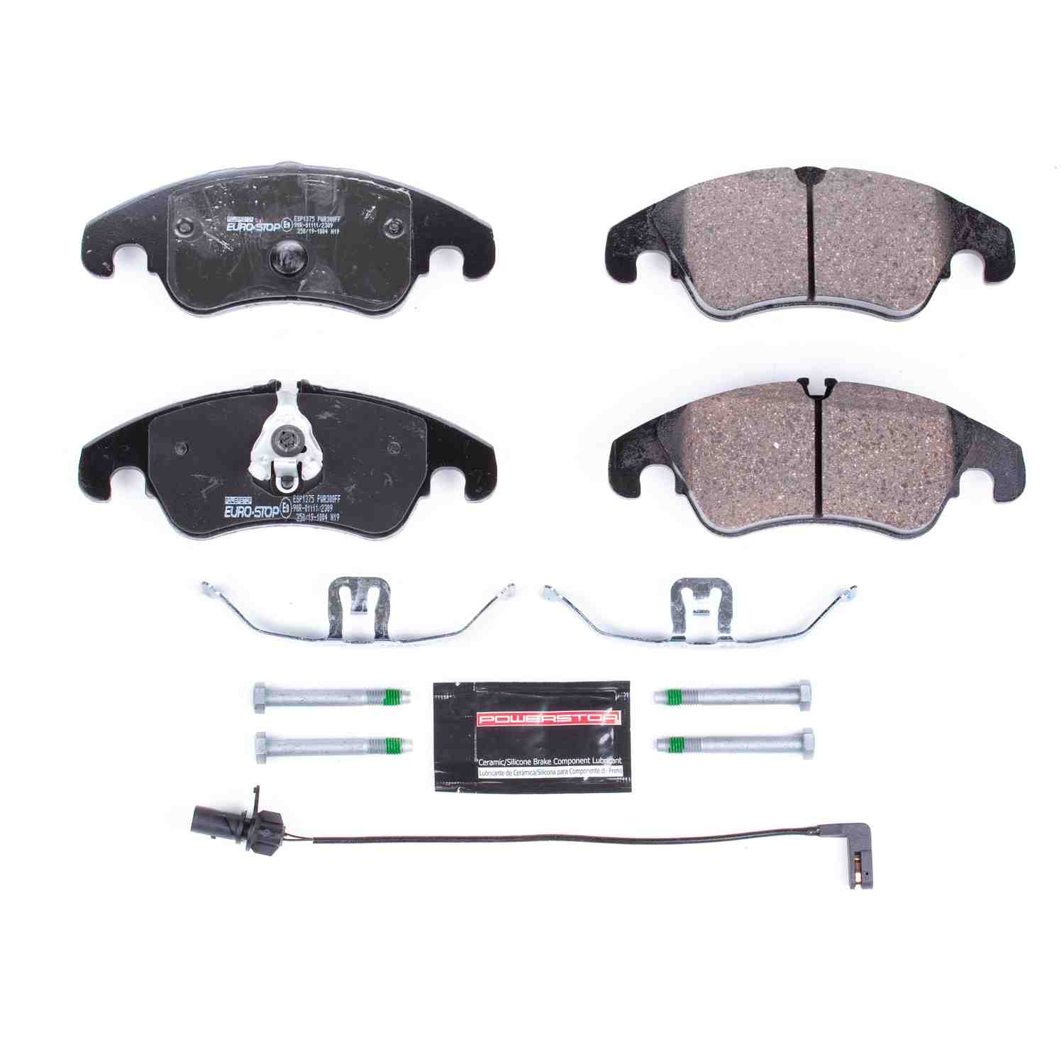 PowerStop Power Stop 13-16 Audi allroad Euro-Stop ECE-R90 Front Brake Pads ESP1375