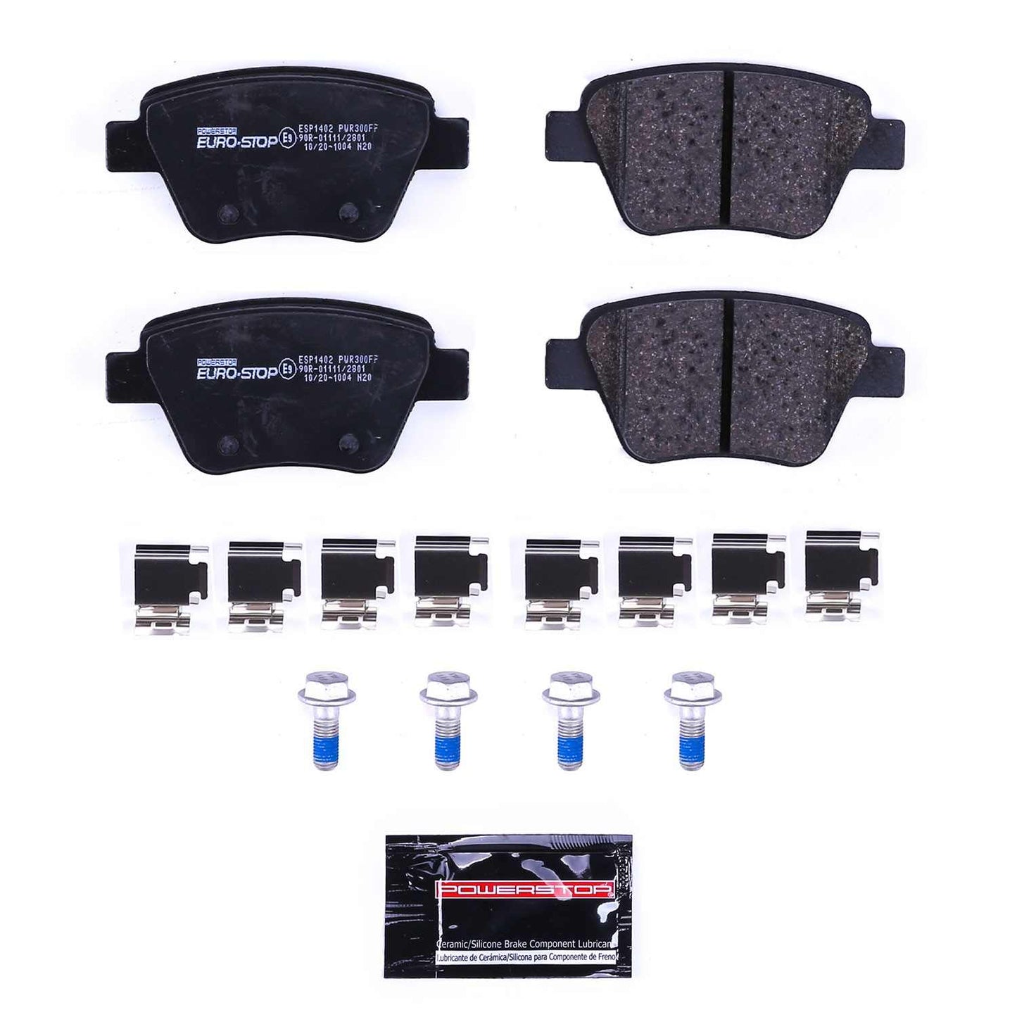 PowerStop Power Stop 12-15 Volkswagen Passat Euro-Stop ECE-R90 Rear Brake Pads ESP1402
