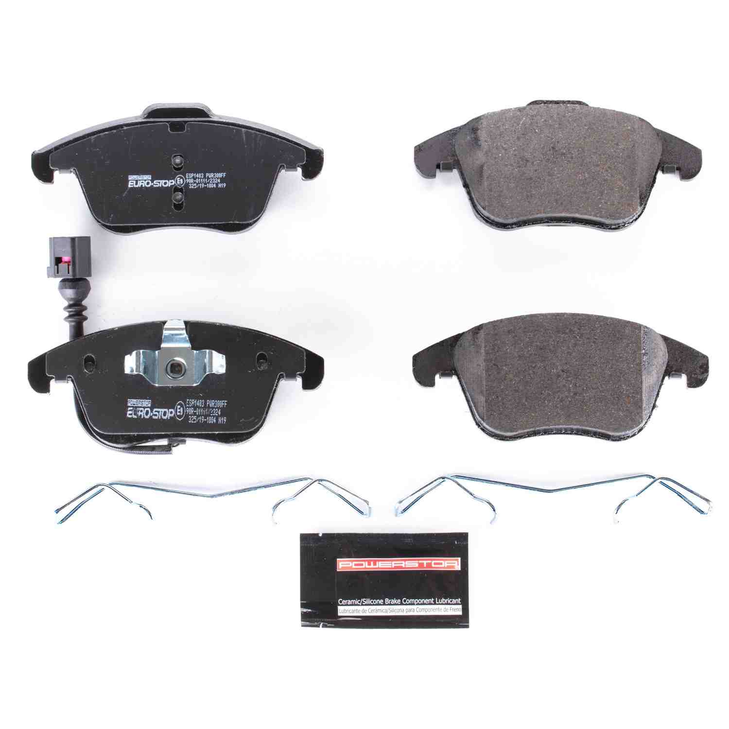 PowerStop Power Stop 17-18 Volkswagen Tiguan Limited Euro-Stop ECE-R90 Front Brake Pads ESP1403