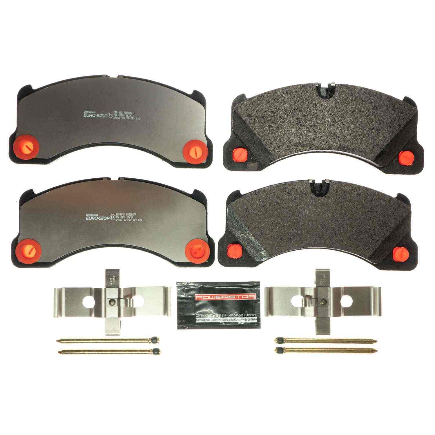 PowerStop Power Stop 11-17 Volkswagen Touareg Euro-Stop ECE-R90 Front Brake Pads ESP1415