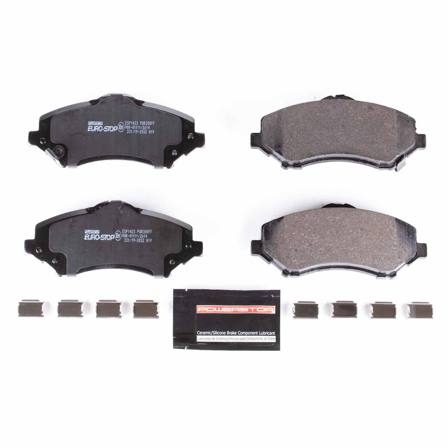 PowerStop Power Stop 09-14 Volkswagen Routan Euro-Stop ECE-R90 Front Brake Pads ESP1423