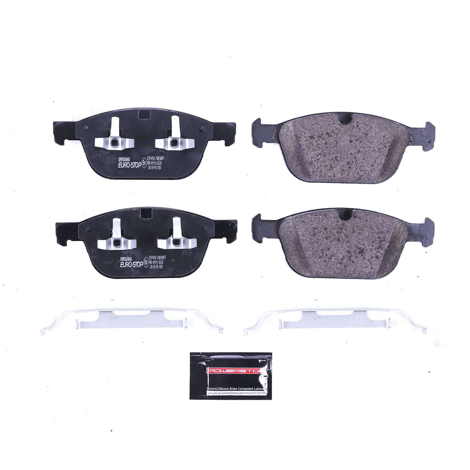 PowerStop Power Stop 10-14 Volvo XC90 Euro-Stop ECE-R90 Front Brake Pads ESP1454