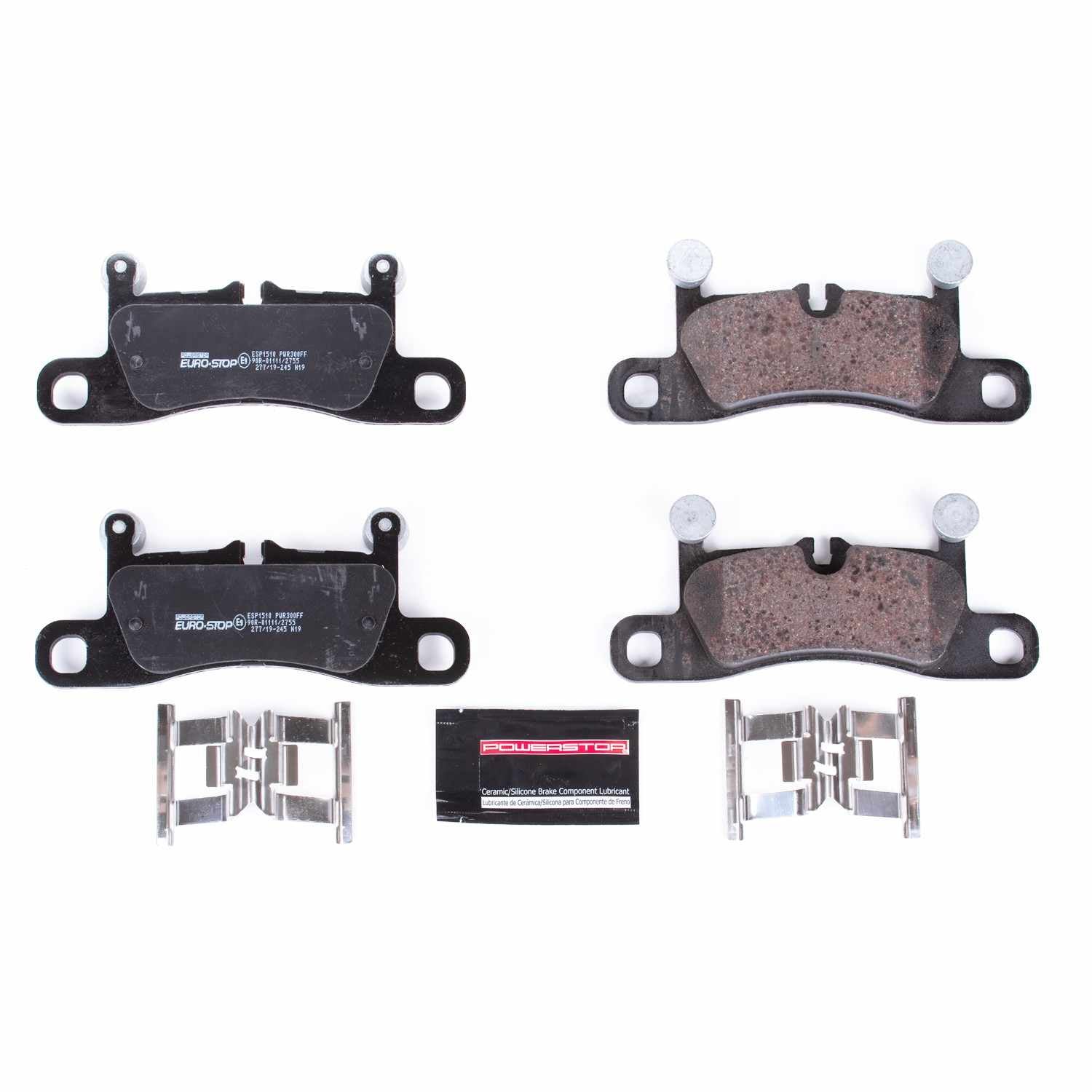 PowerStop Power Stop 11-17 Volkswagen Touareg Euro-Stop ECE-R90 Rear Brake Pads ESP1510