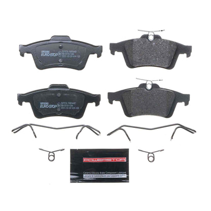 PowerStop Power Stop 06-11 Volvo V50 Euro-Stop ECE-R90 Rear Brake Pads ESP1576