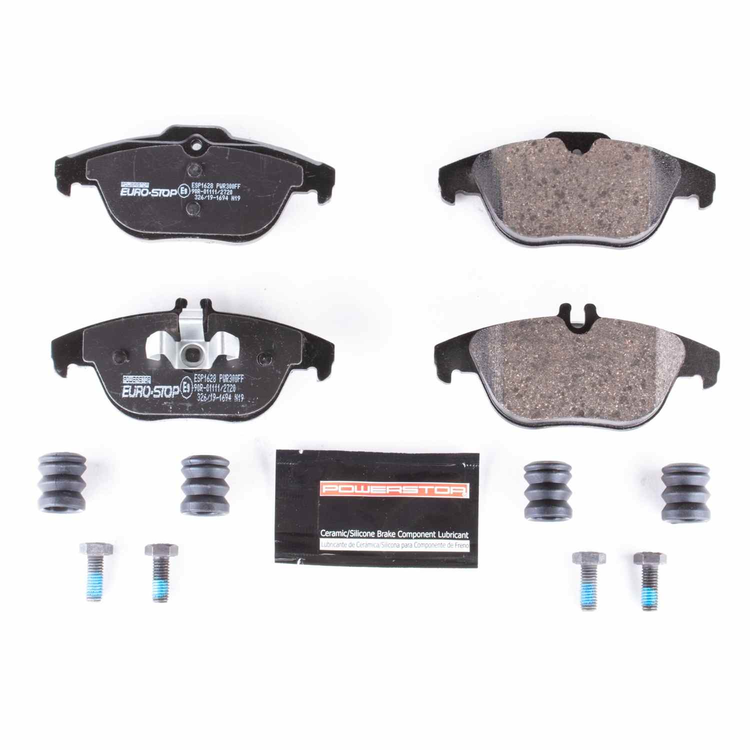 PowerStop Power Stop 10-15 Mercedes-Benz GLK350 Euro-Stop ECE-R90 Rear Brake Pads ESP1628