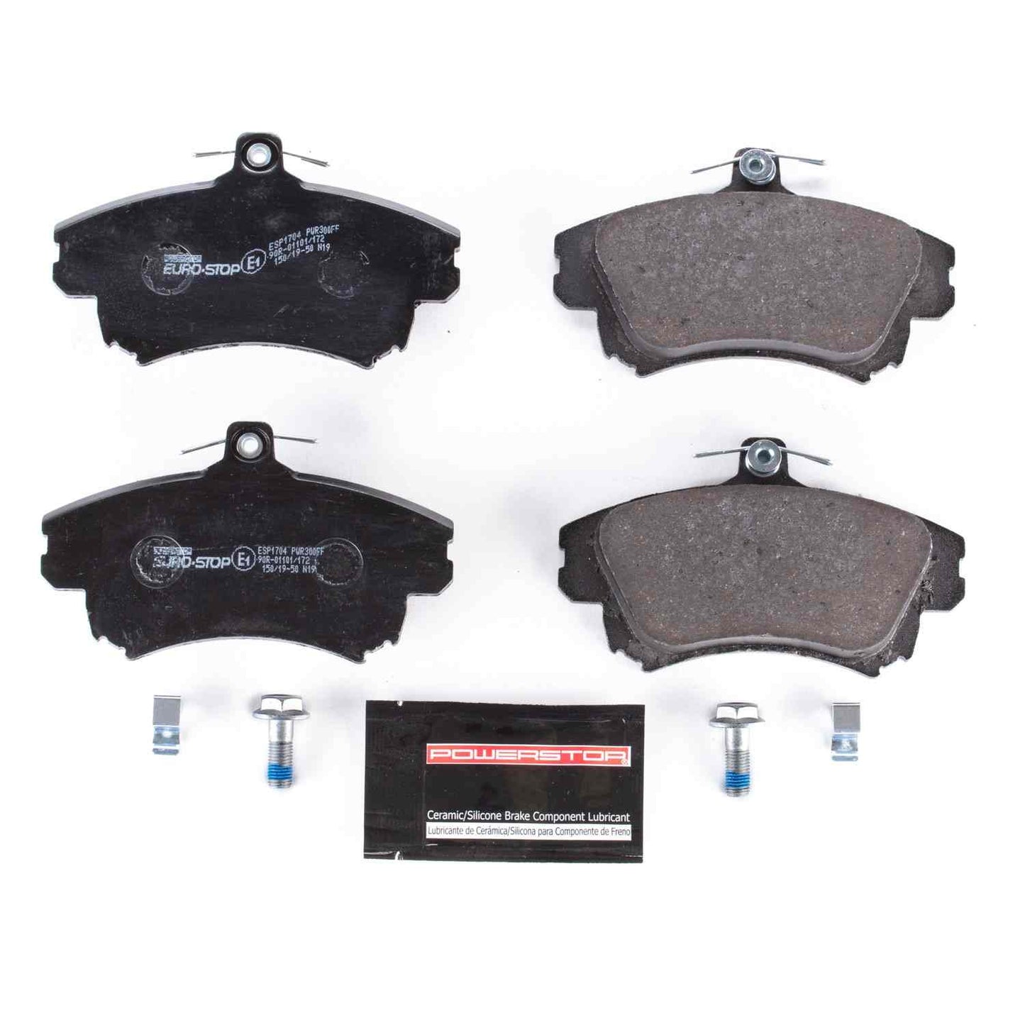 PowerStop Power Stop 00-04 Volvo V40 Euro-Stop ECE-R90 Front Brake Pads ESP1704