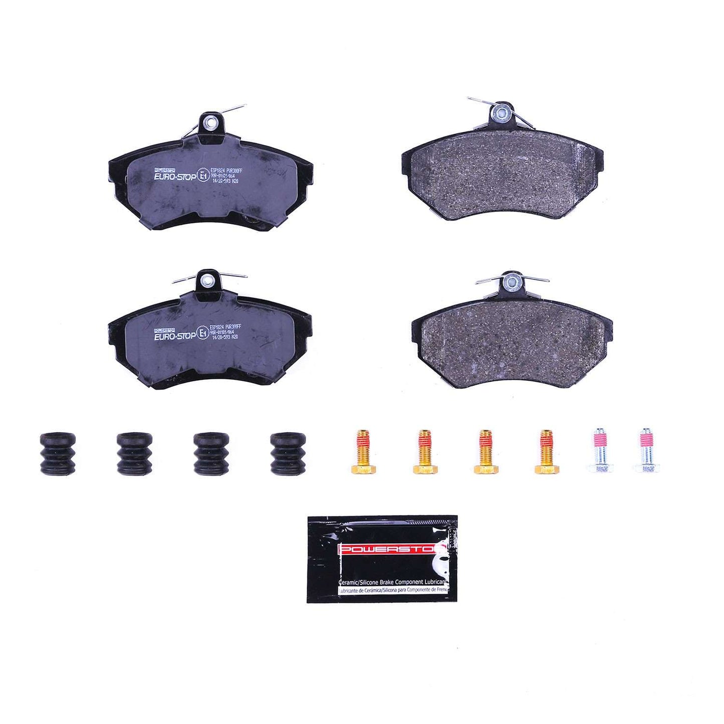 PowerStop Power Stop 90-94 Volkswagen Passat Euro-Stop ECE-R90 Front Brake Pads ESP1824
