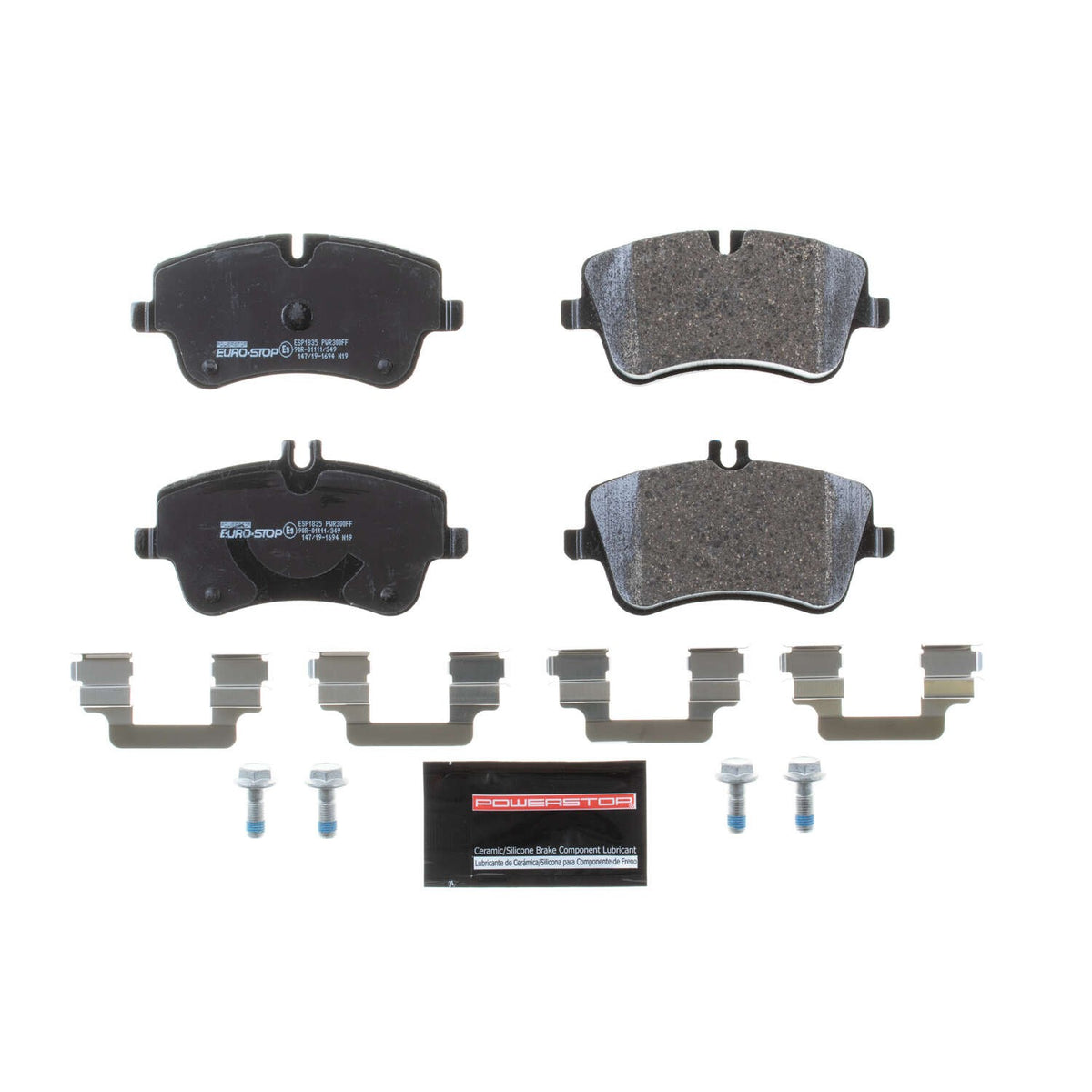 Euro-Stop by PowerStop Disc Brake Pad Set ESP1835