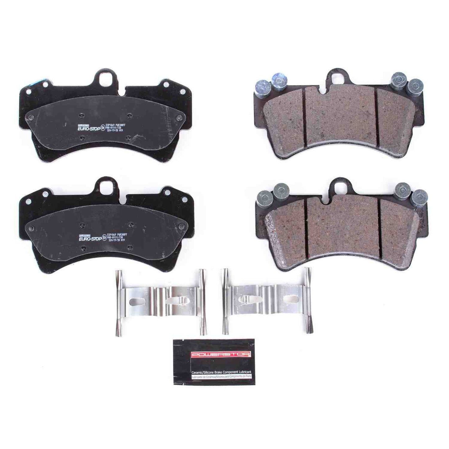 PowerStop Power Stop 04-10 Volkswagen Touareg Euro-Stop ECE-R90 Front Brake Pads ESP1869