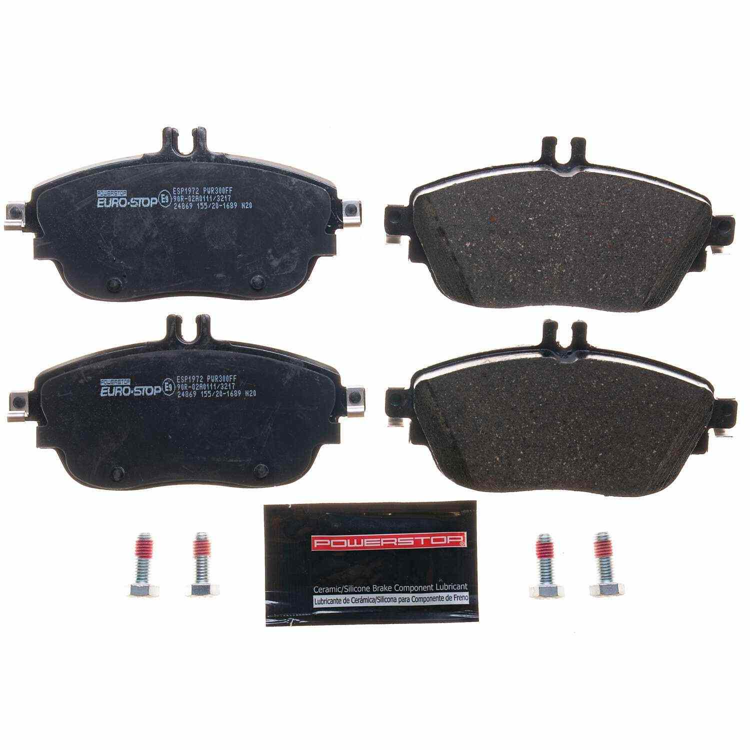 PowerStop Power Stop 15-19 Mercedes-Benz GLA250 Euro-Stop ECE-R90 Front Brake Pads ESP1972