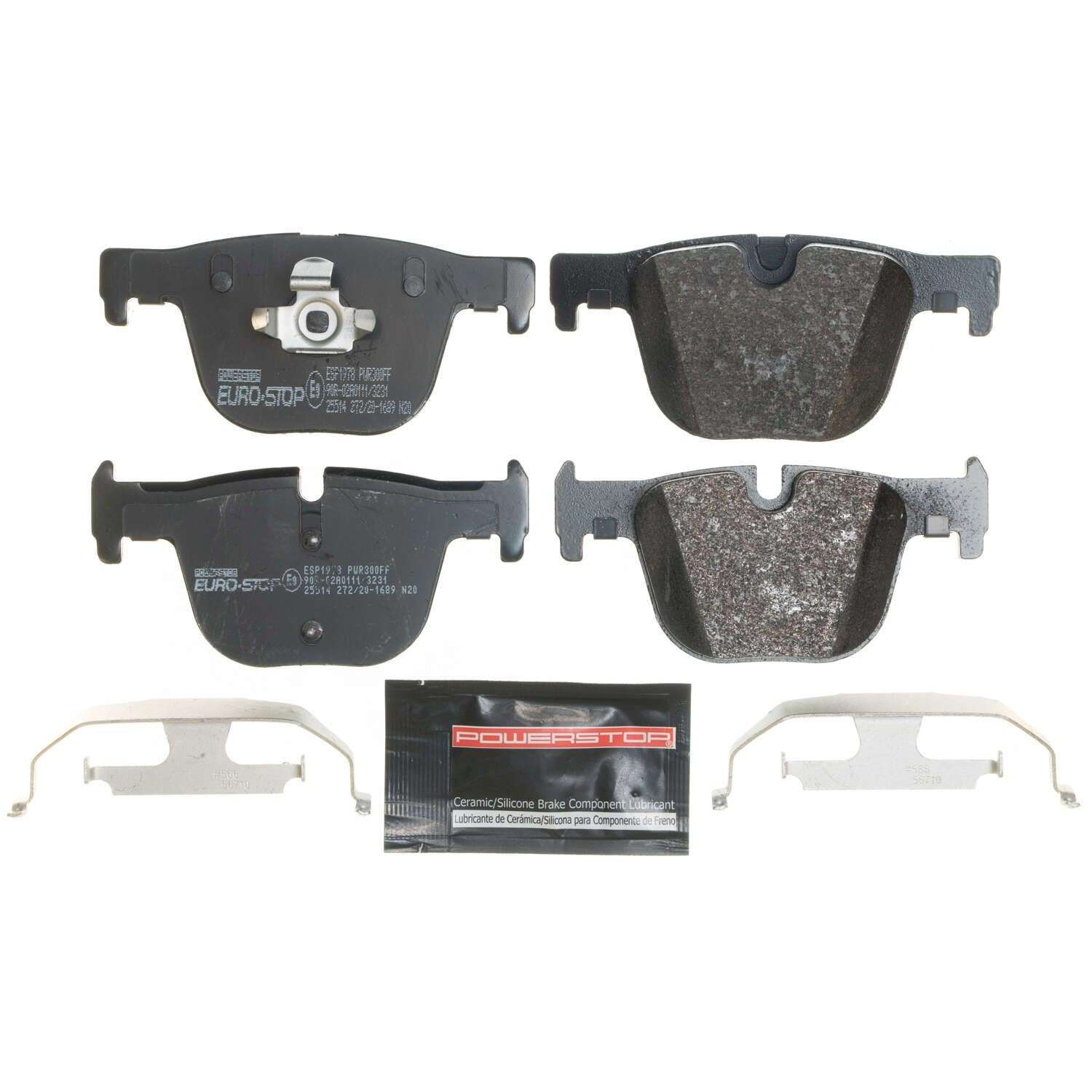 PowerStop Power Stop 13-15 BMW ActiveHybrid 3 Euro-Stop ECE-R90 Rear Brake Pads ESP1978