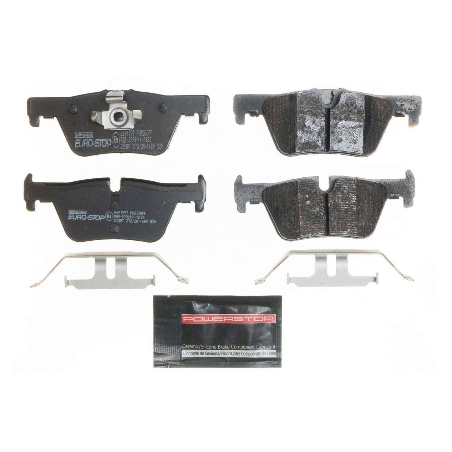 PowerStop Power Stop 17-19 BMW 430i xDrive Gran Coupe Euro-Stop ECE-R90 Rear Brake Pads ESP1997