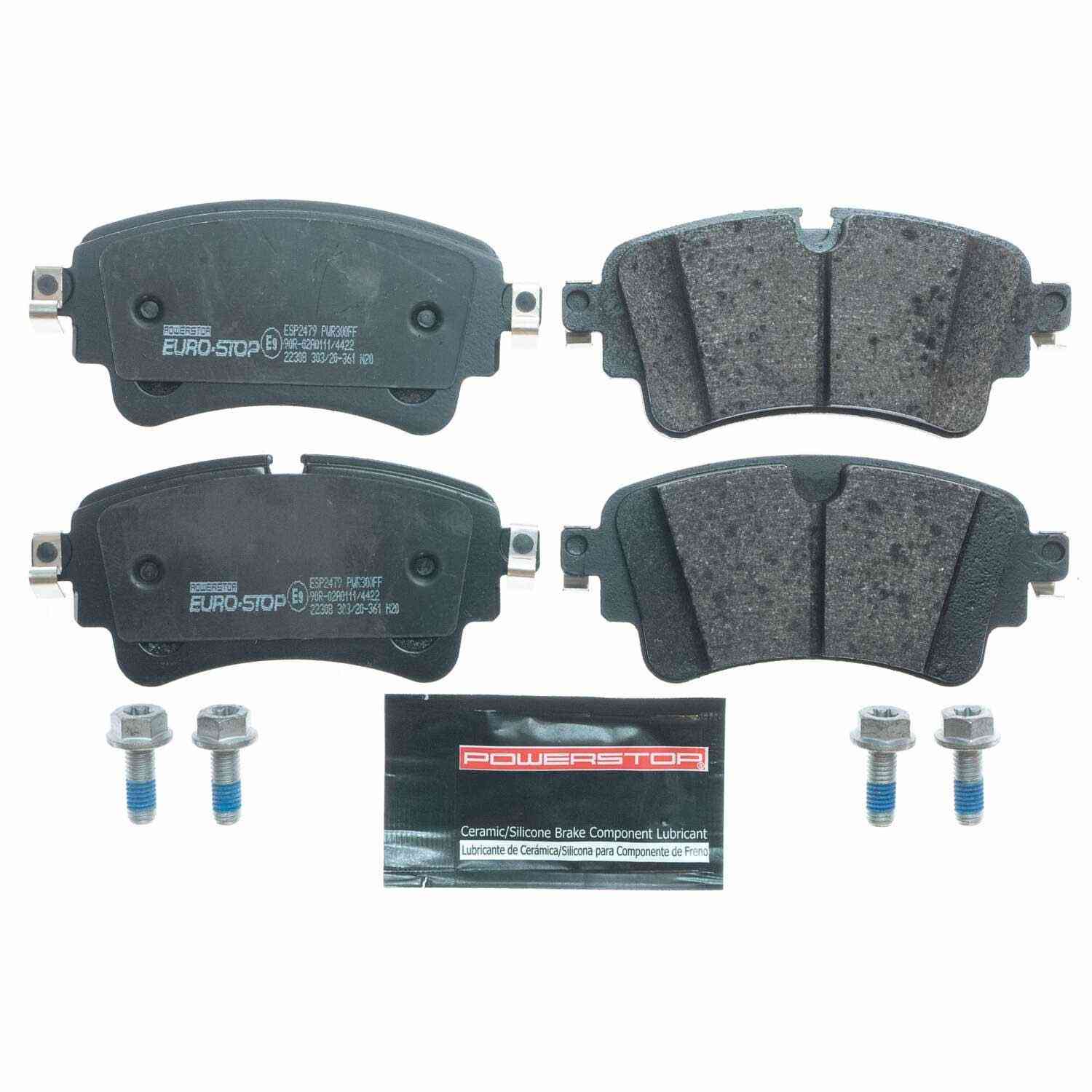 PowerStop Power Stop 18-20 Audi SQ5 Euro-Stop ECE-R90 Rear Brake Pads ESP2479