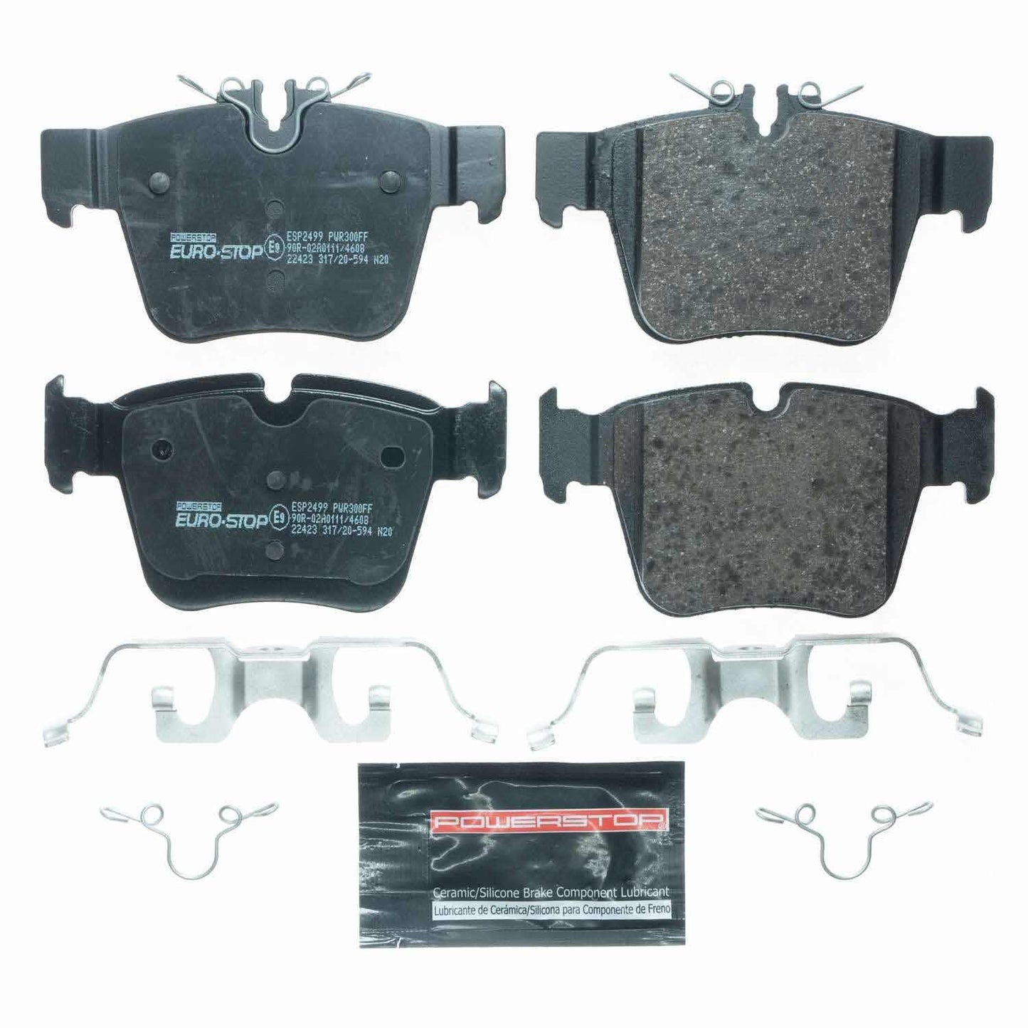 PowerStop Power Stop 17-18 Mercedes-Benz GLC43 AMG Euro-Stop ECE-R90 Rear Brake Pads ESP2499