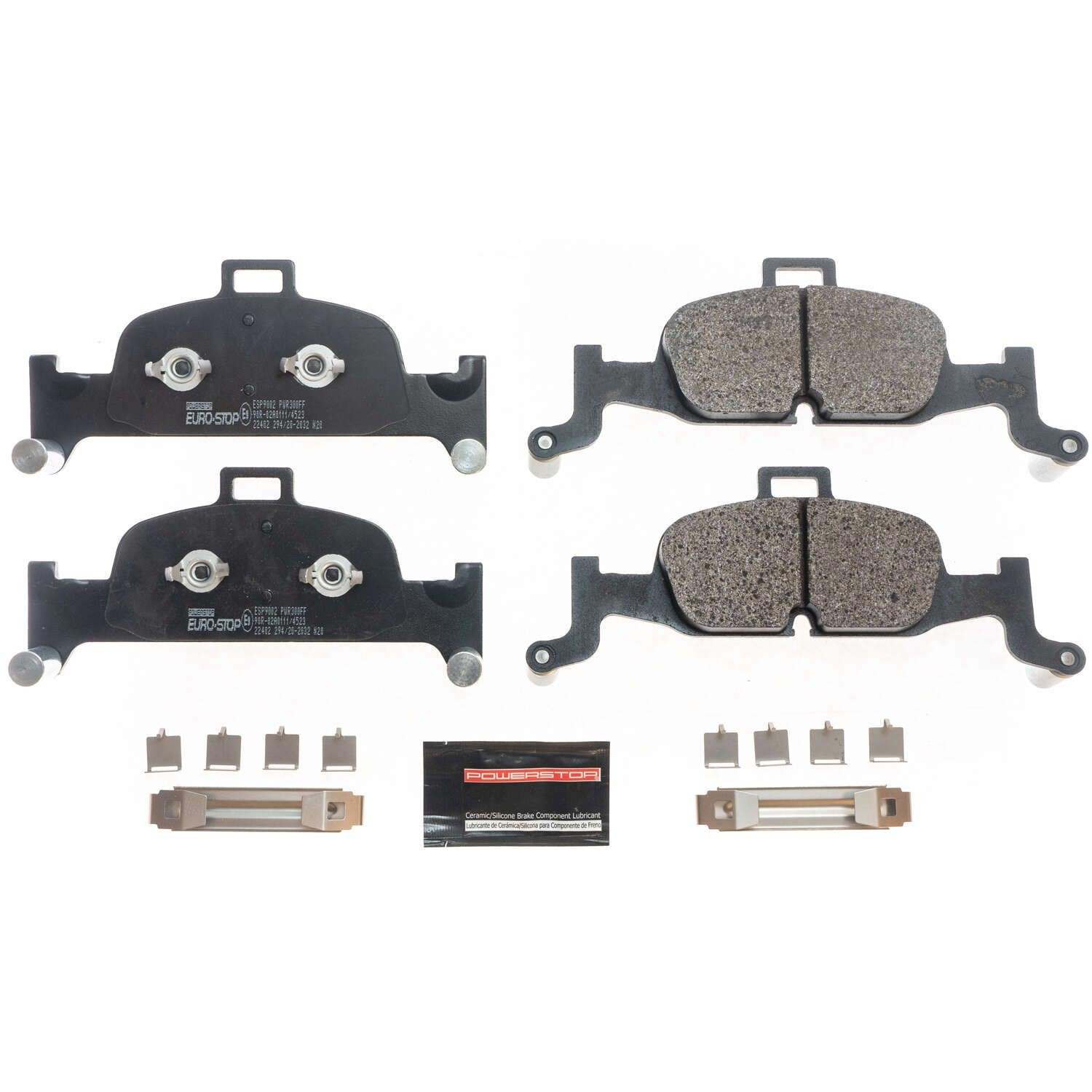 PowerStop Power Stop 2018 Audi Q5 Euro-Stop ECE-R90 Front Brake Pads ESP9002