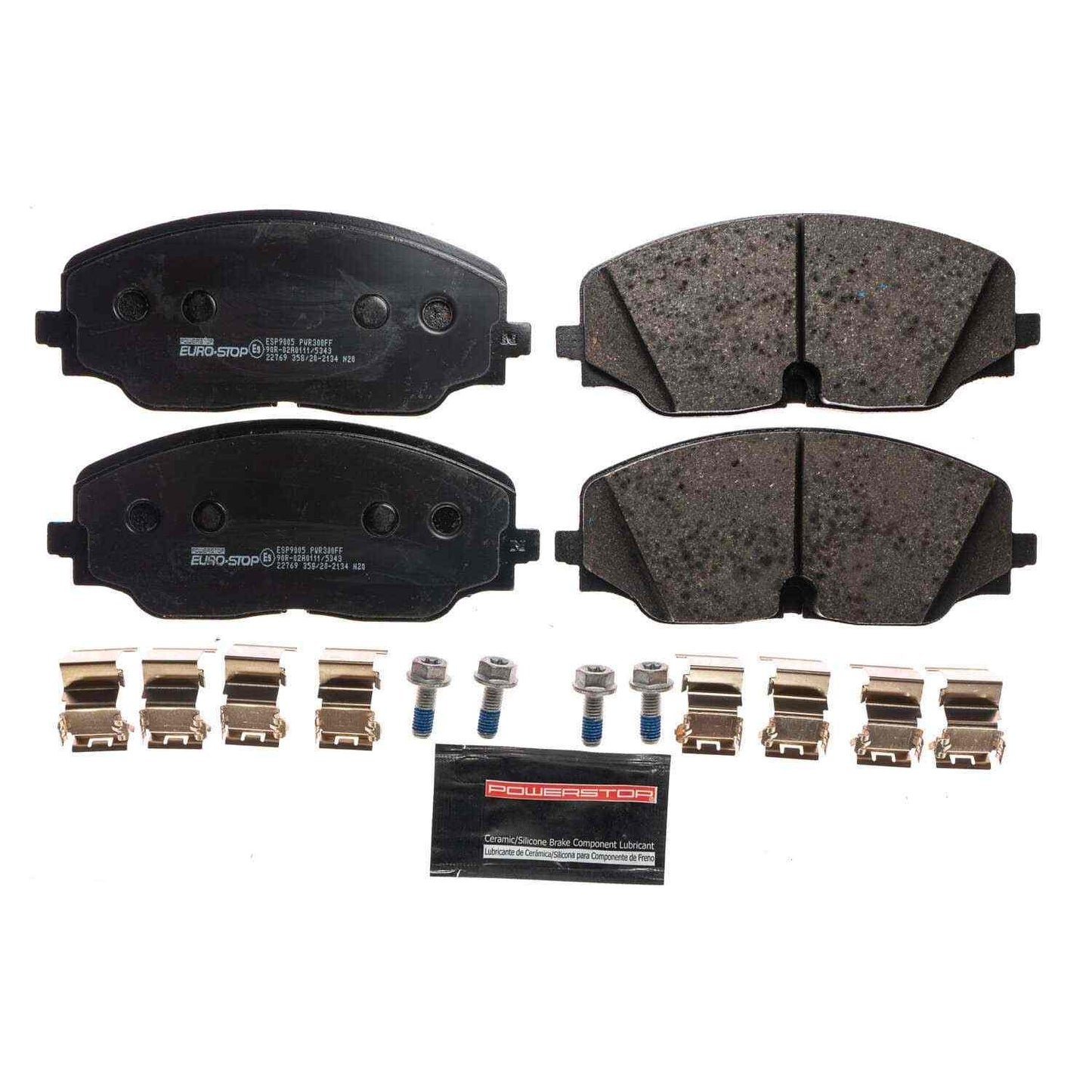 PowerStop Power Stop 2020 Volkswagen Atlas Cross Sport Euro-Stop ECE-R90 Front Brake Pads ESP9005