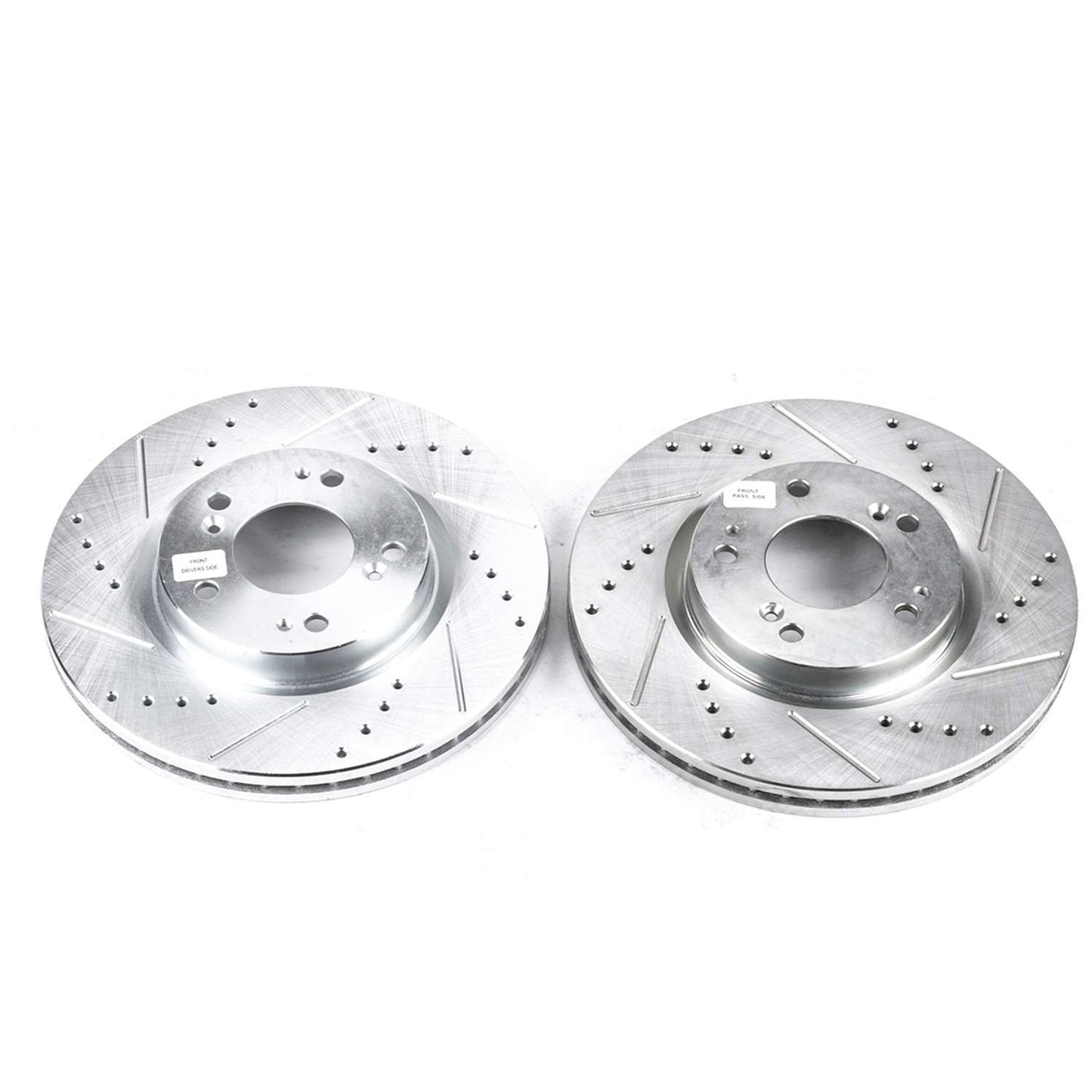 PowerStop Power Stop 06-12 Mitsubishi Eclipse Front Evolution Drilled & Slotted Rotors - Pair JBR1101XPR