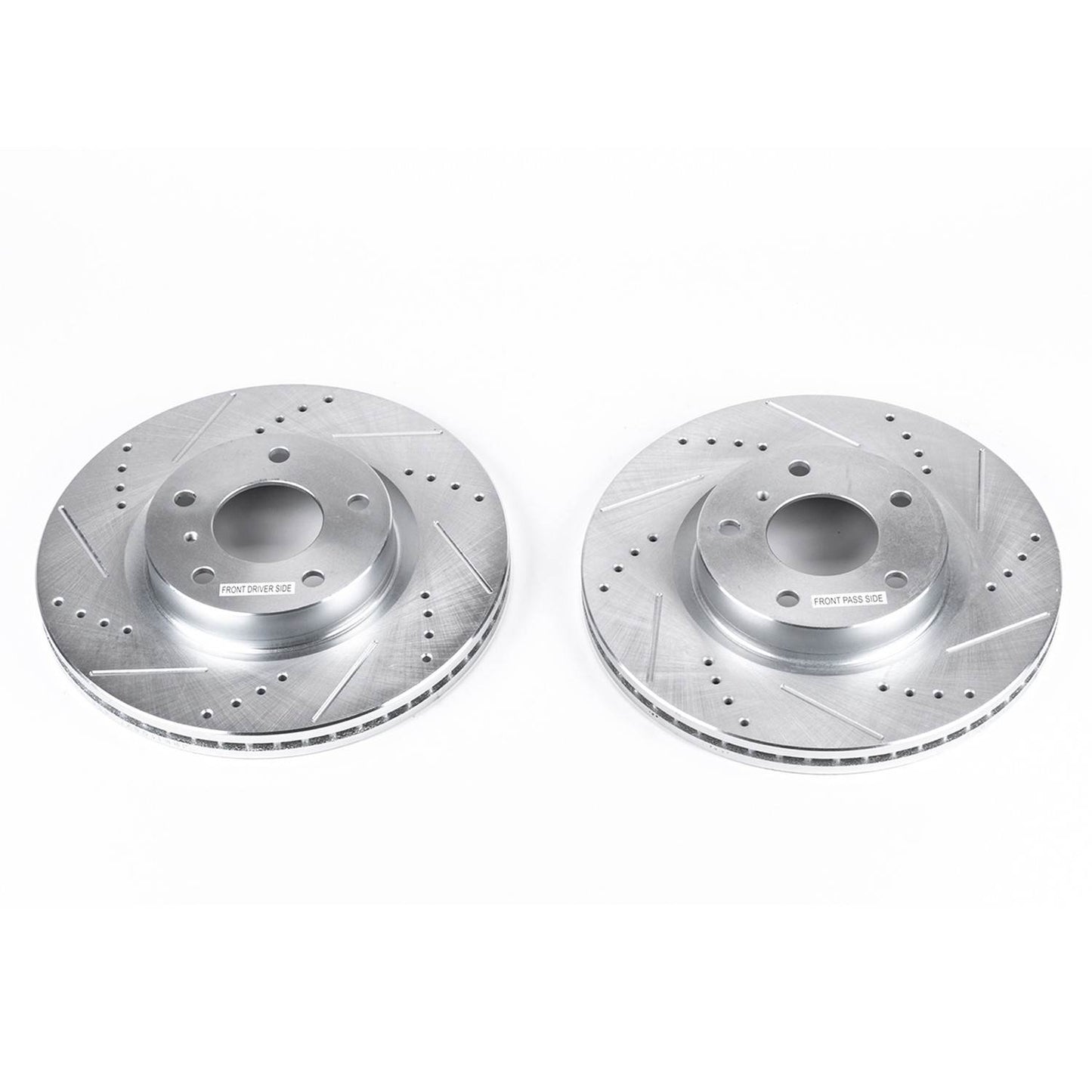 PowerStop Power Stop 03-05 Infiniti G35 Front Evolution Drilled & Slotted Rotors - Pair JBR1105XPR
