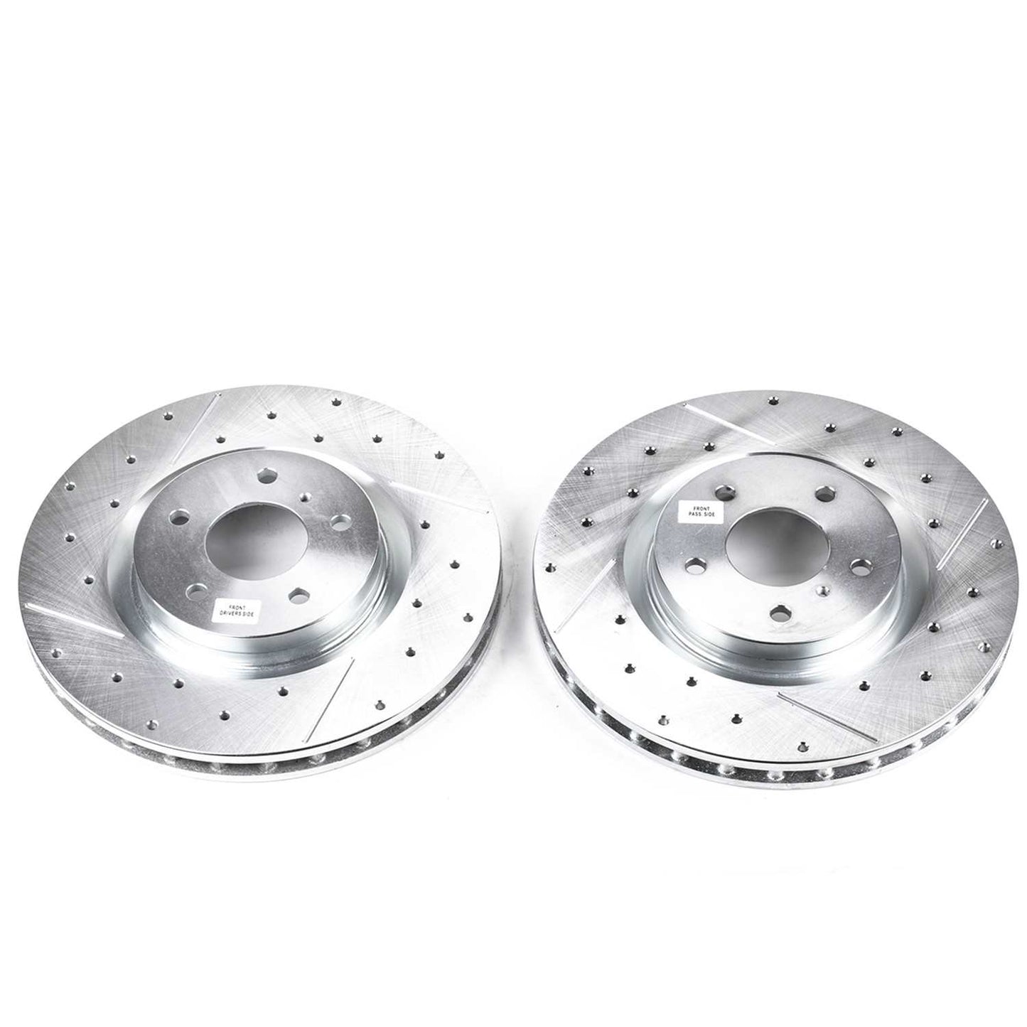 PowerStop Power Stop 03-04 Infiniti G35 Front Evolution Drilled & Slotted Rotors - Pair JBR1107XPR