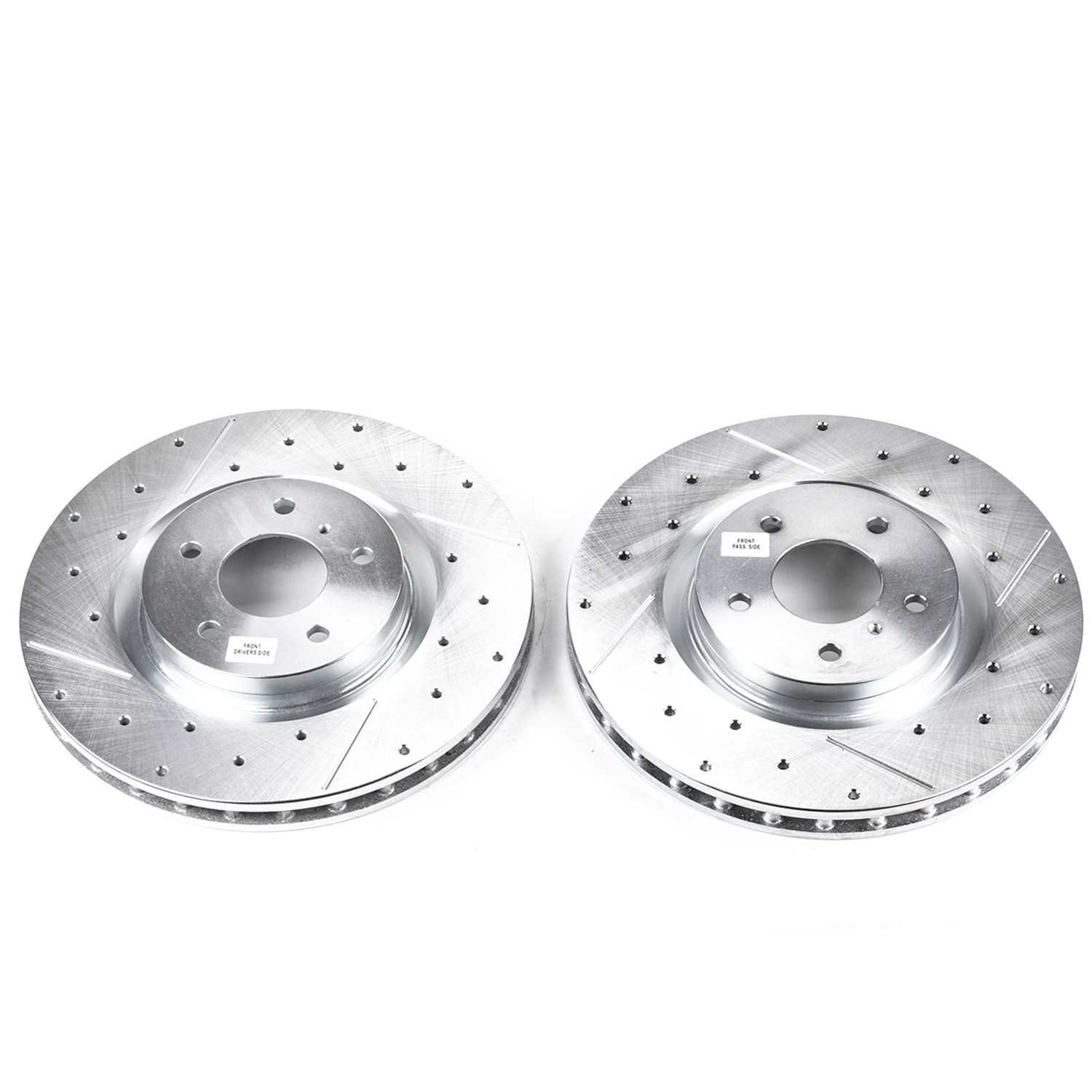 PowerStop Power Stop 03-04 Infiniti G35 Front Evolution Drilled & Slotted Rotors - Pair JBR1107XPR