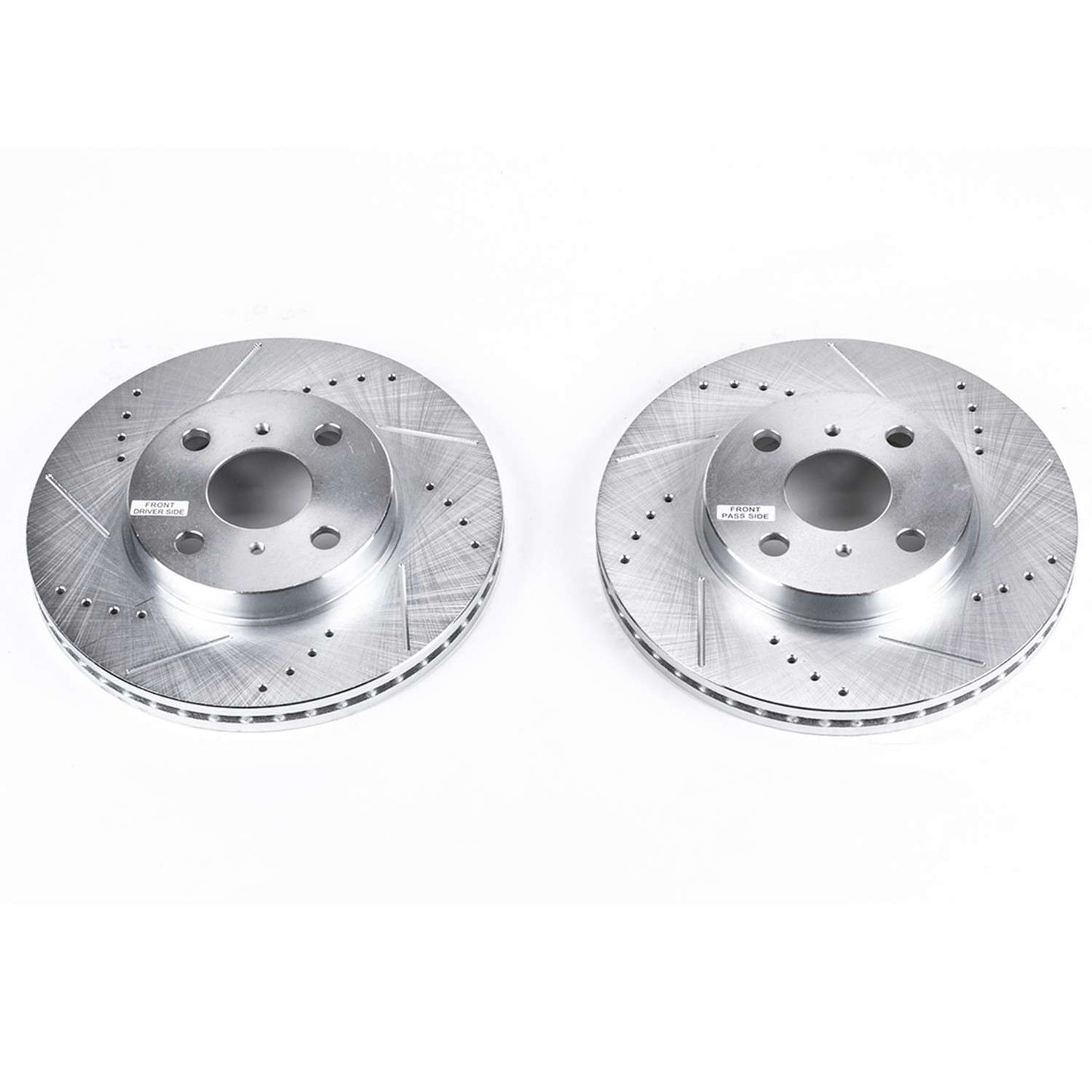 PowerStop Power Stop 04-06 Scion xA Front Evolution Drilled & Slotted Rotors - Pair JBR1110XPR