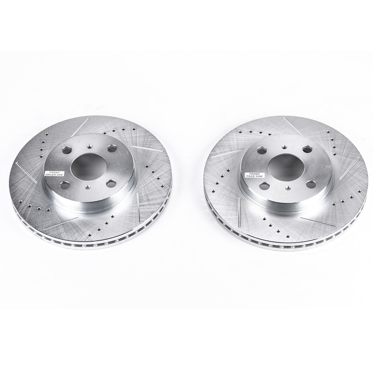 PowerStop Power Stop 04-06 Scion xA Front Evolution Drilled & Slotted Rotors - Pair JBR1110XPR