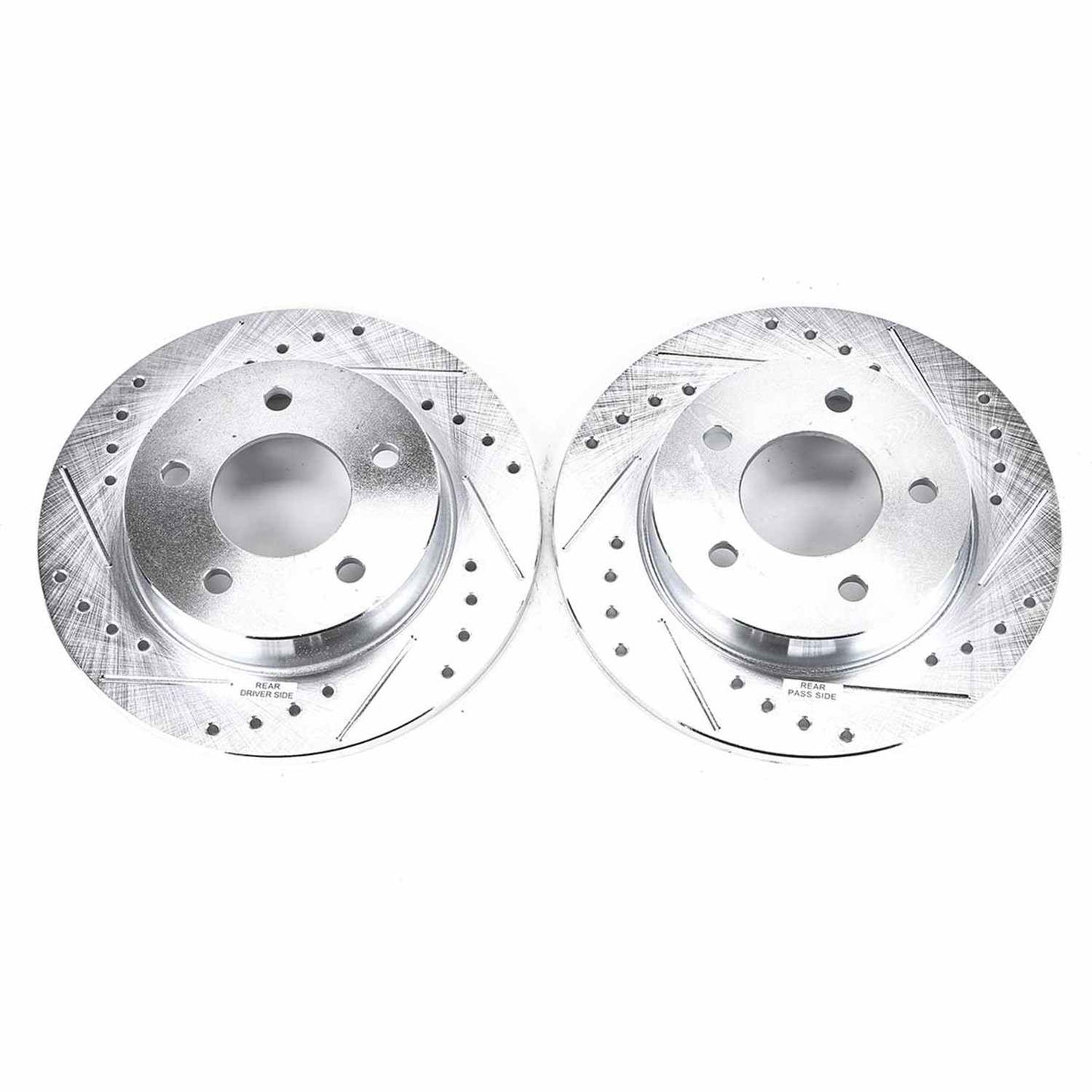 PowerStop Power Stop 04-13 Mazda 3 Rear Evolution Drilled & Slotted Rotors - Pair JBR1114XPR