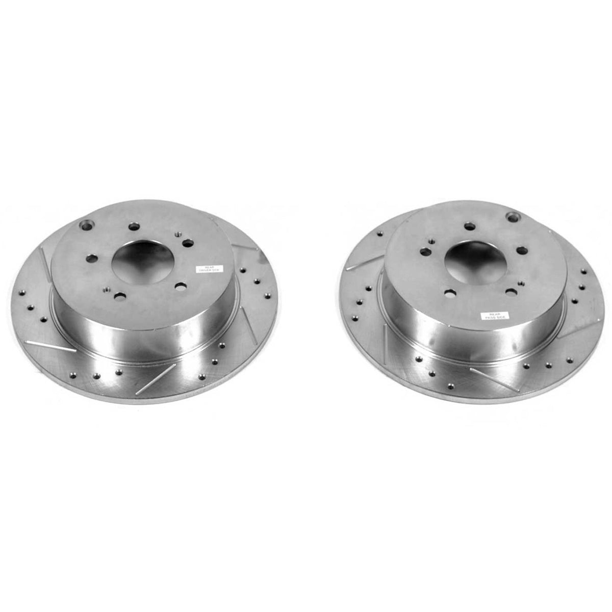 PowerStop Power Stop 04-08 Mitsubishi Endeavor Rear Evolution Drilled & Slotted Rotors - Pair JBR1123XPR