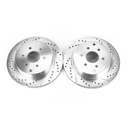 PowerStop Power Stop 05-12 Nissan Pathfinder Rear Evolution Drilled & Slotted Rotors - Pair JBR1125XPR