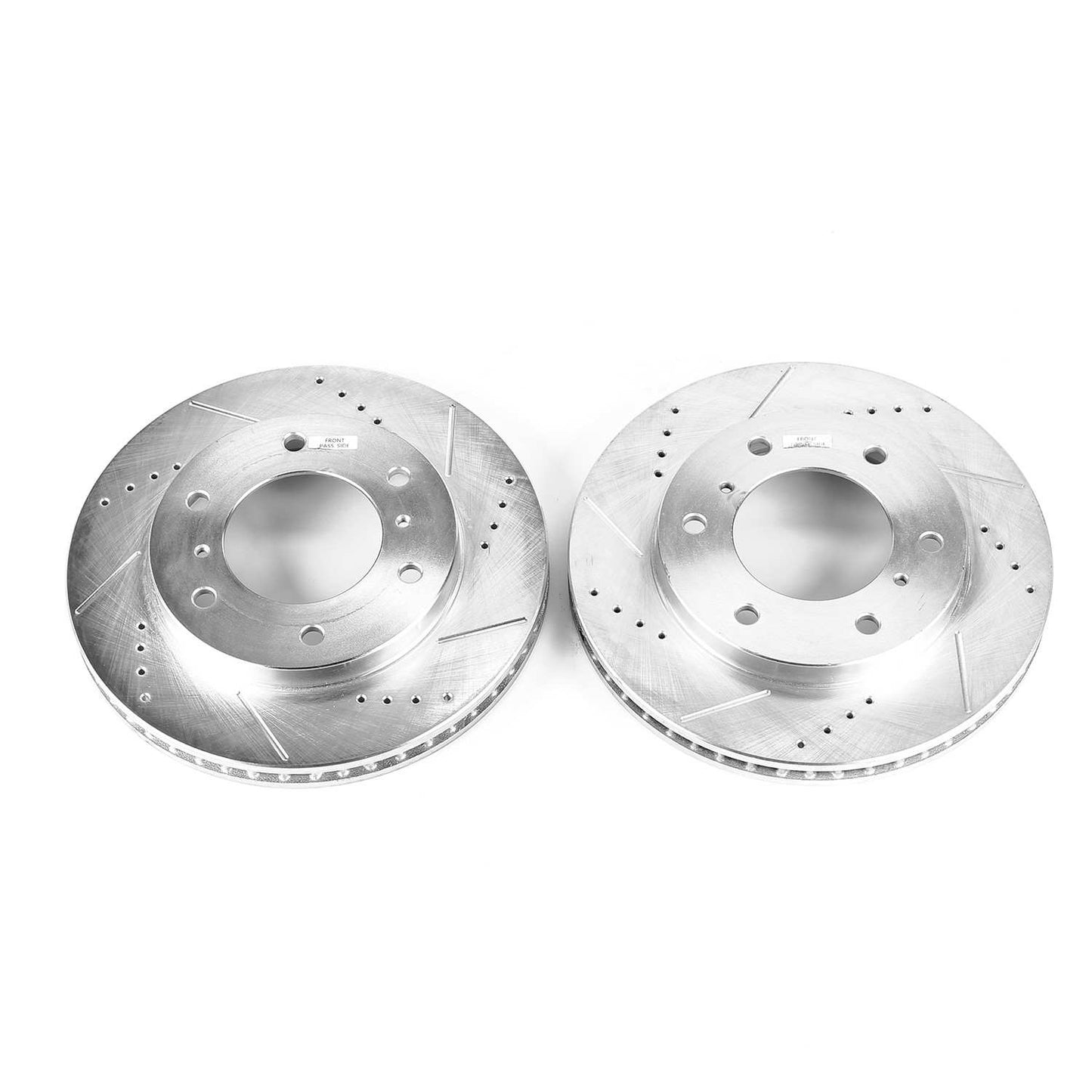 PowerStop Power Stop 00-06 Mitsubishi Montero Front Evolution Drilled & Slotted Rotors - Pair JBR1126XPR