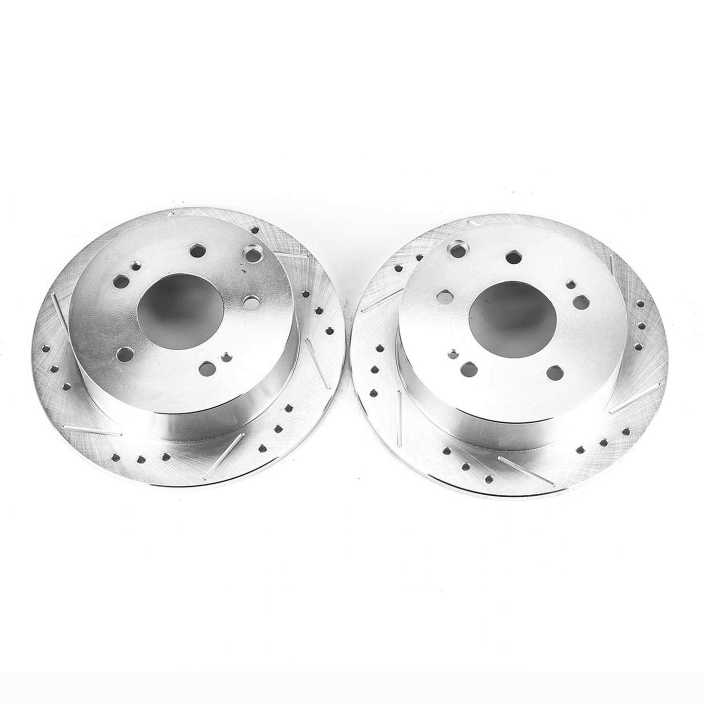 PowerStop Power Stop 06-12 Mitsubishi Eclipse Rear Evolution Drilled & Slotted Rotors - Pair JBR1130XPR