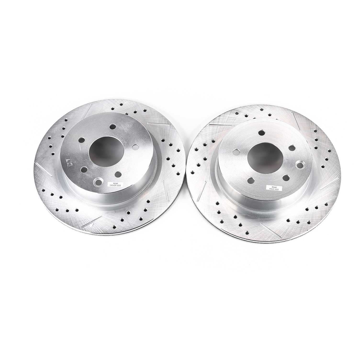 PowerStop Power Stop 08-12 Infiniti EX35 Rear Evolution Drilled & Slotted Rotors - Pair JBR1144XPR