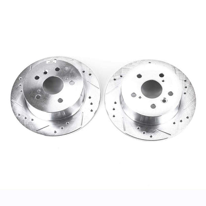 PowerStop Power Stop 07-12 Lexus ES350 Rear Evolution Drilled & Slotted Rotors - Pair JBR1145XPR