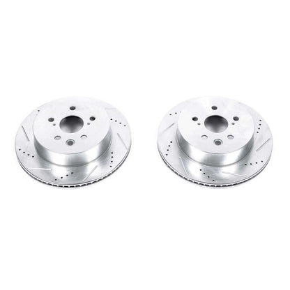 PowerStop Power Stop 2006 Lexus GS300 Rear Evolution Drilled & Slotted Rotors - Pair JBR1148XPR