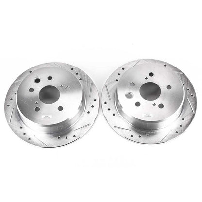 PowerStop Power Stop 06-15 Lexus IS250 Rear Evolution Drilled & Slotted Rotors - Pair JBR1151XPR
