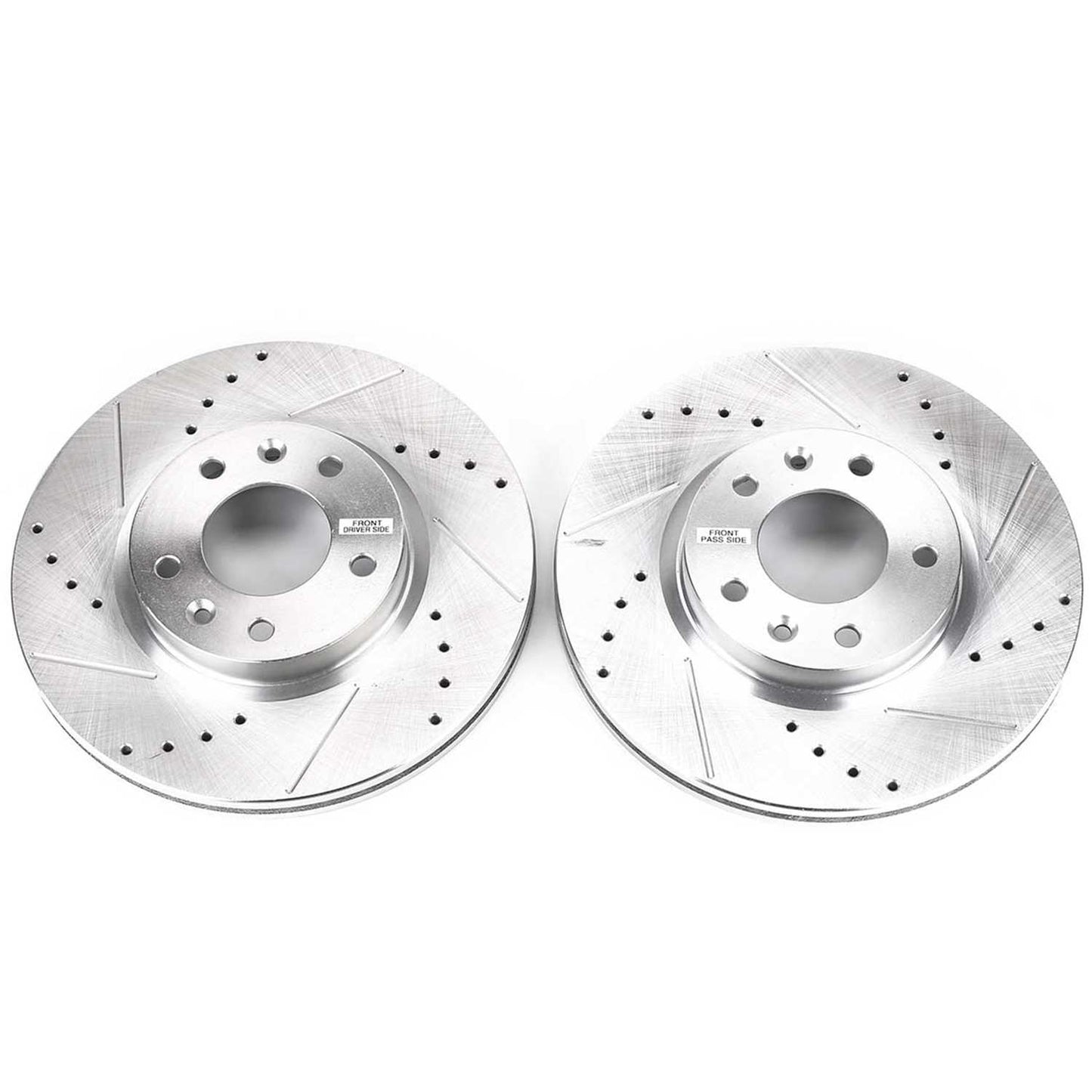 PowerStop Power Stop 06-12 Ford Fusion Front Evolution Drilled & Slotted Rotors - Pair JBR1154XPR