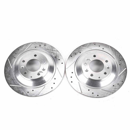 PowerStop Power Stop 06-07 Mazda 6 Rear Evolution Drilled & Slotted Rotors - Pair JBR1156XPR
