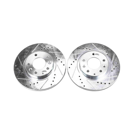 PowerStop Power Stop 06-15 Mazda MX-5 Miata Front Evolution Drilled & Slotted Rotors - Pair JBR1157XPR