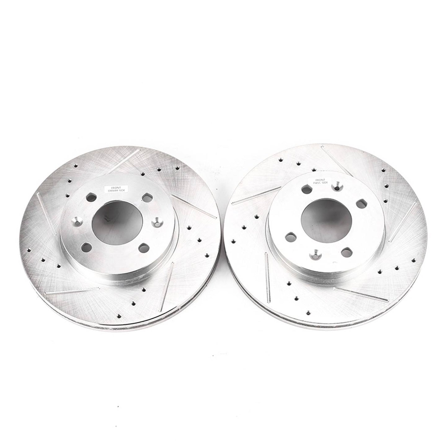 PowerStop Power Stop 06-11 Hyundai Accent Front Evolution Drilled & Slotted Rotors - Pair JBR1159XPR