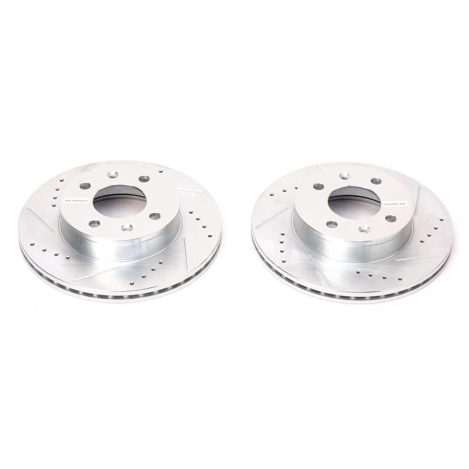 Power Stop 03-05 Hyundai Accent Front Evolution Drilled & Slotted Rotors - Pair JBR1160XPR