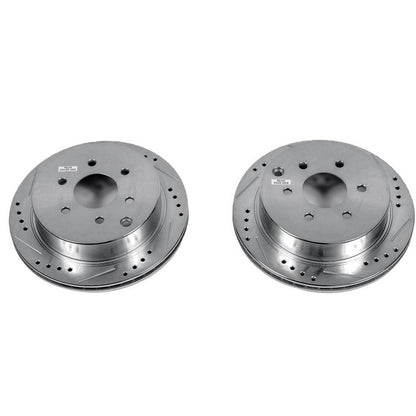 PowerStop Power Stop 05-19 Nissan Frontier Rear Evolution Drilled & Slotted Rotors - Pair JBR1164XPR