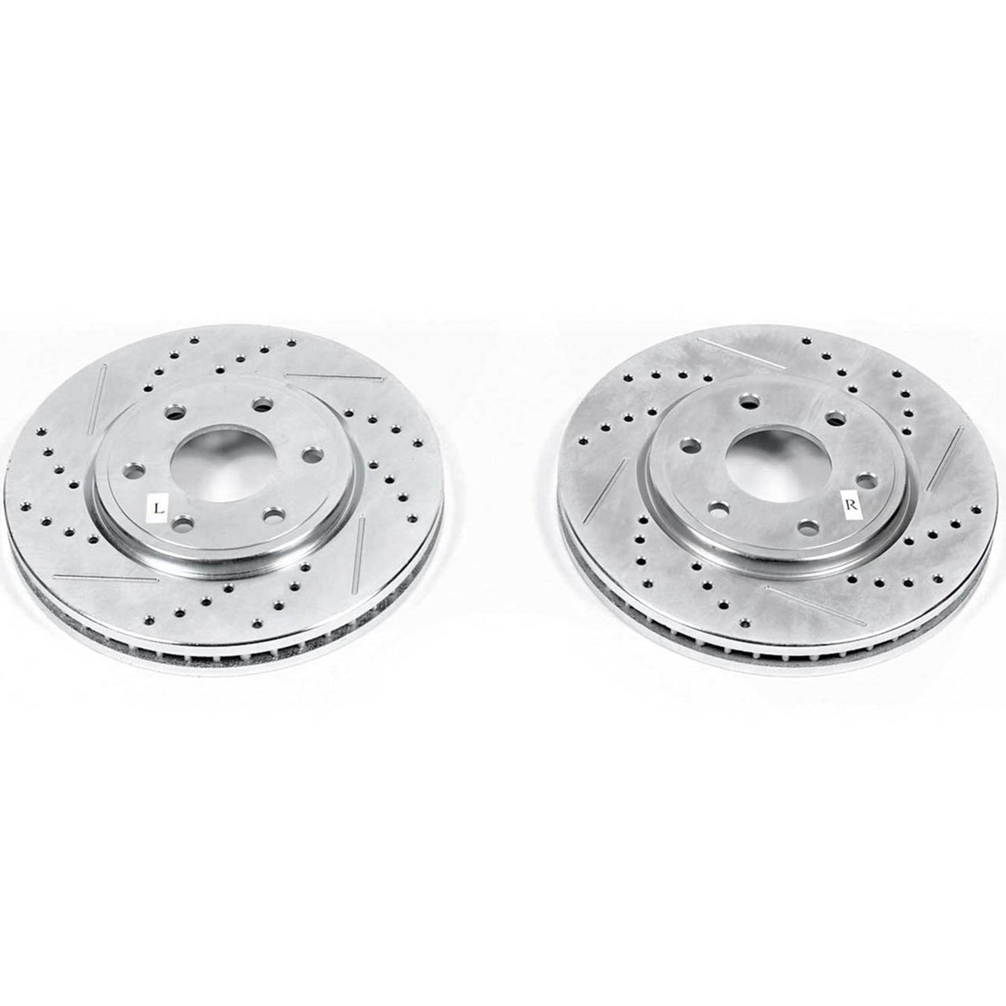 PowerStop Power Stop 05-19 Nissan Frontier Front Evolution Drilled & Slotted Rotors - Pair JBR1166XPR