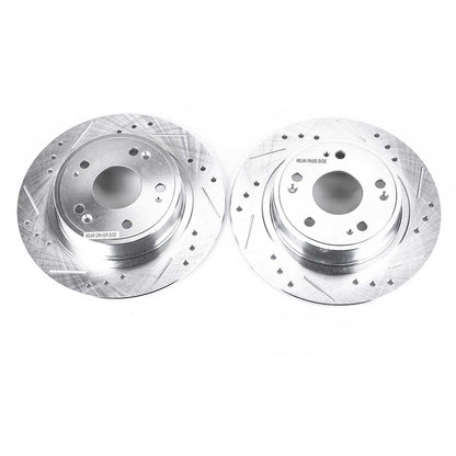 PowerStop Power Stop 16-19 Acura ILX Rear Evolution Drilled & Slotted Rotors - Pair JBR1167XPR